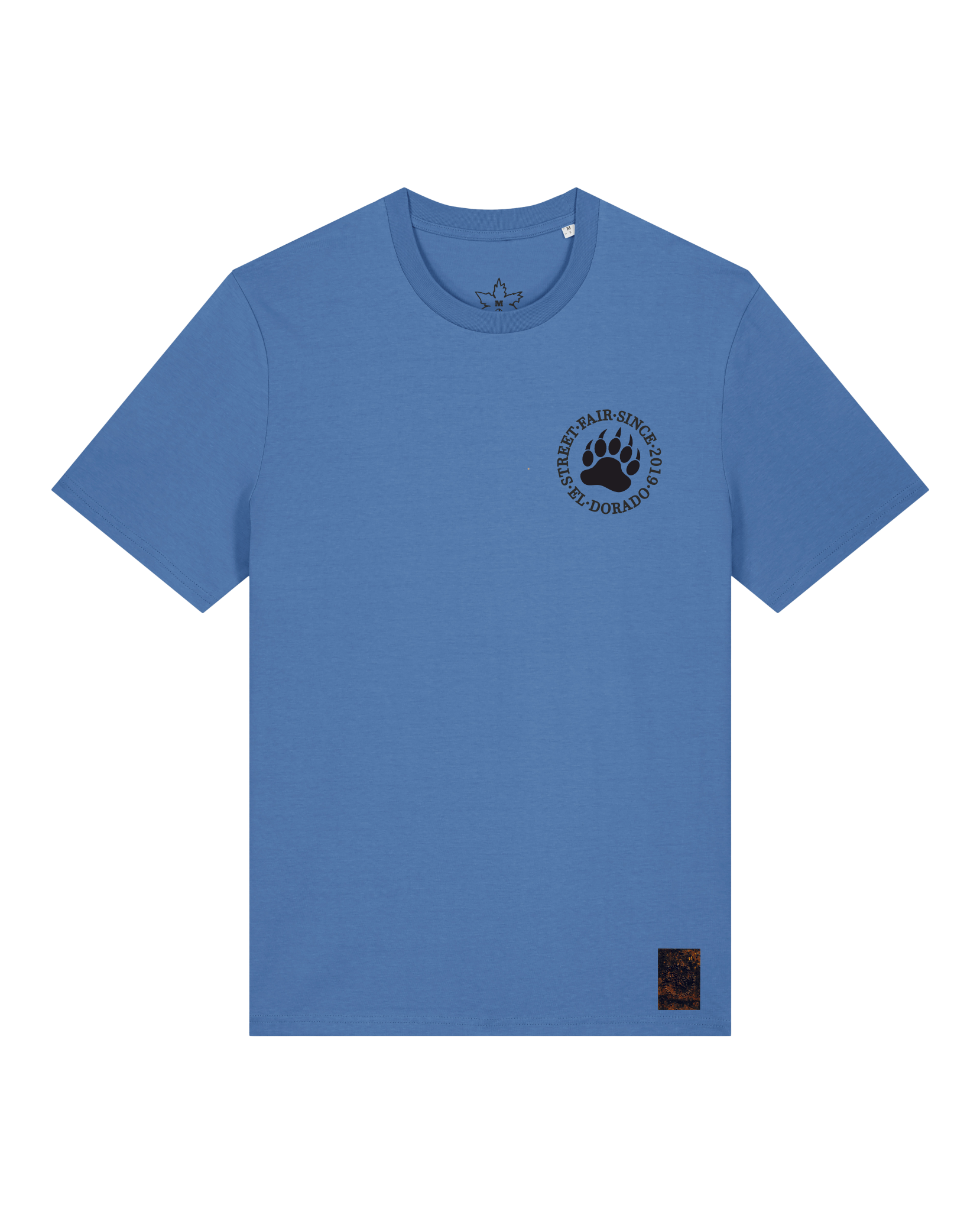 bio-unisex-medium fit-tshirt-arkadien's friend (backprint)-sttu169-hortensie-front