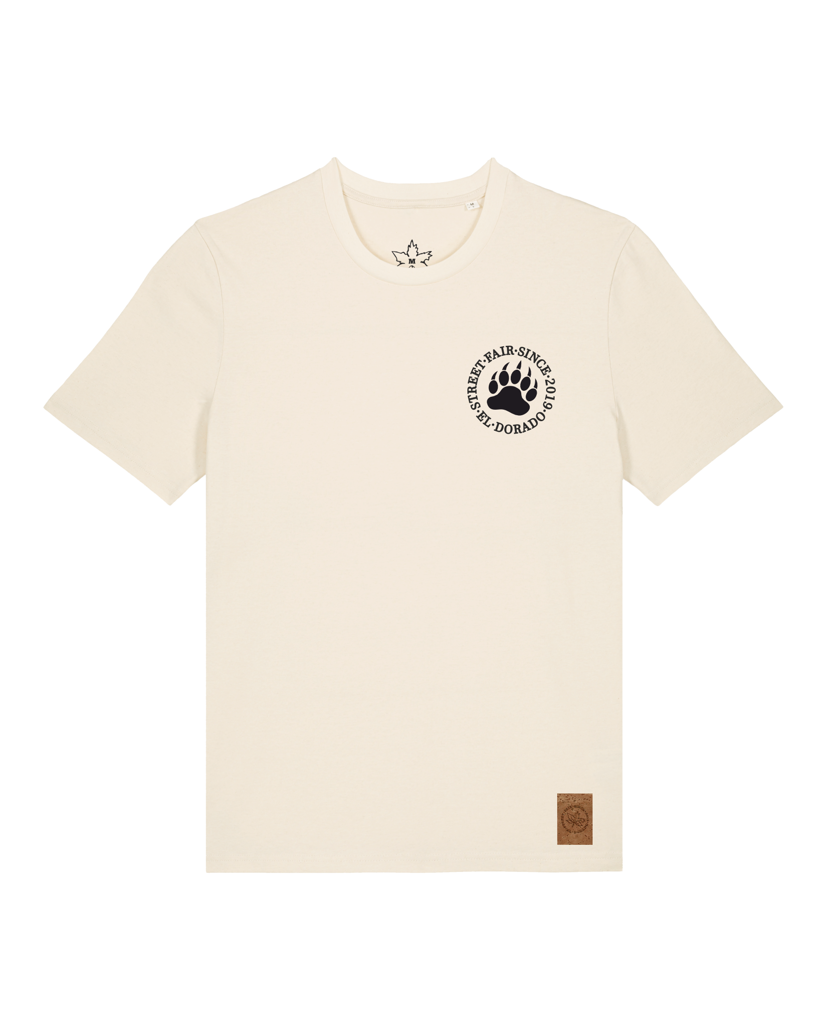 bio-unisex-medium fit-tshirt-arkadien's friend (backprint)-sttu169-natur-front