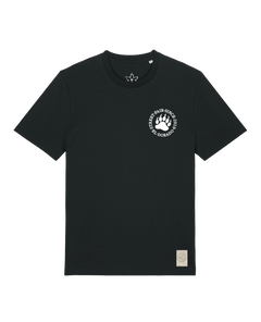 bio-unisex-medium fit-tshirt-arkadien's friend (backprint)-sttu169-schwarz-front