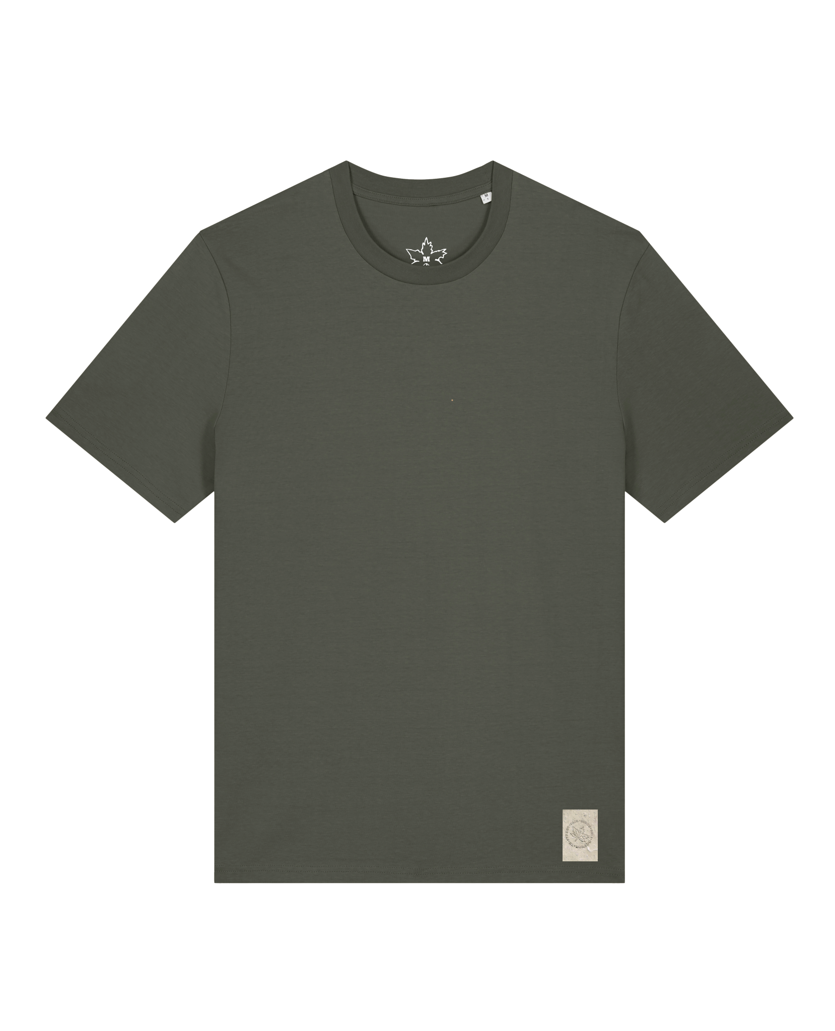 bio-unisex-medium fit-tshirt-basic-sttu169-grunkohl-front