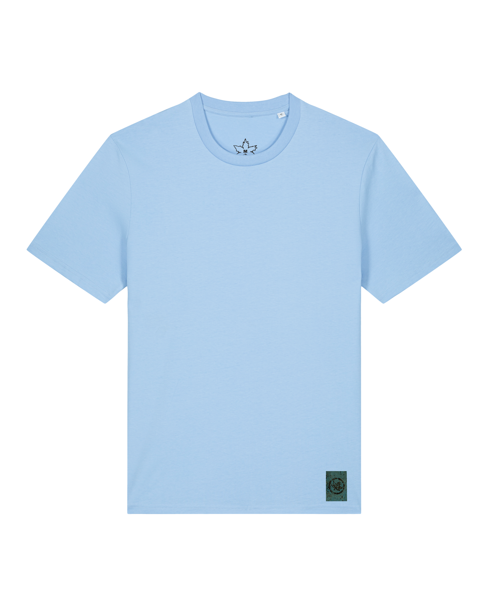 bio-unisex-medium fit-tshirt-basic-sttu169-lagune-front