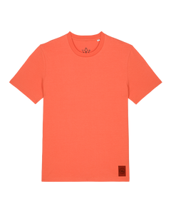 bio-unisex-medium fit-tshirt-basic-sttu169-mandarine-front