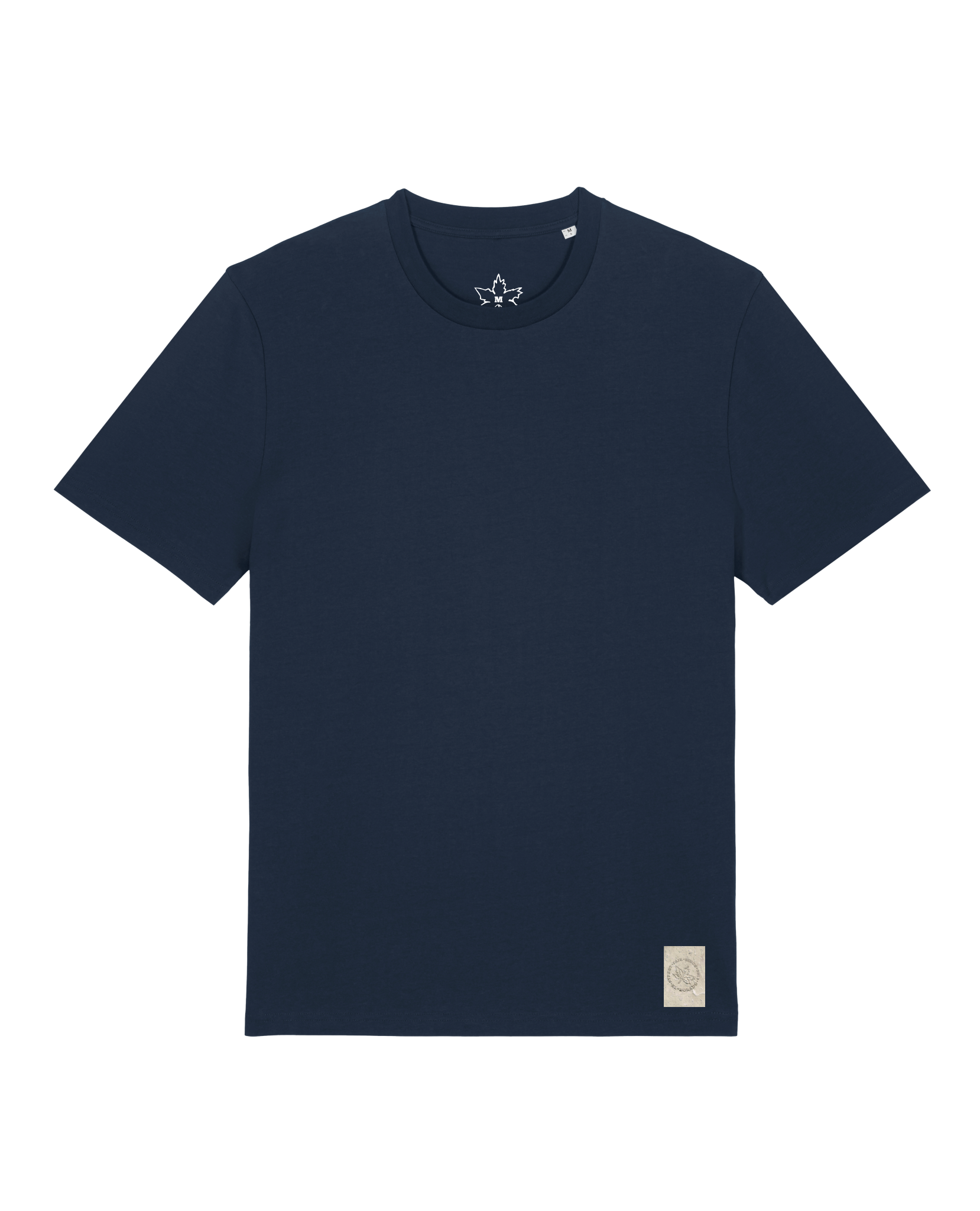 bio-unisex-medium fit-tshirt-basic-sttu169-marine-front