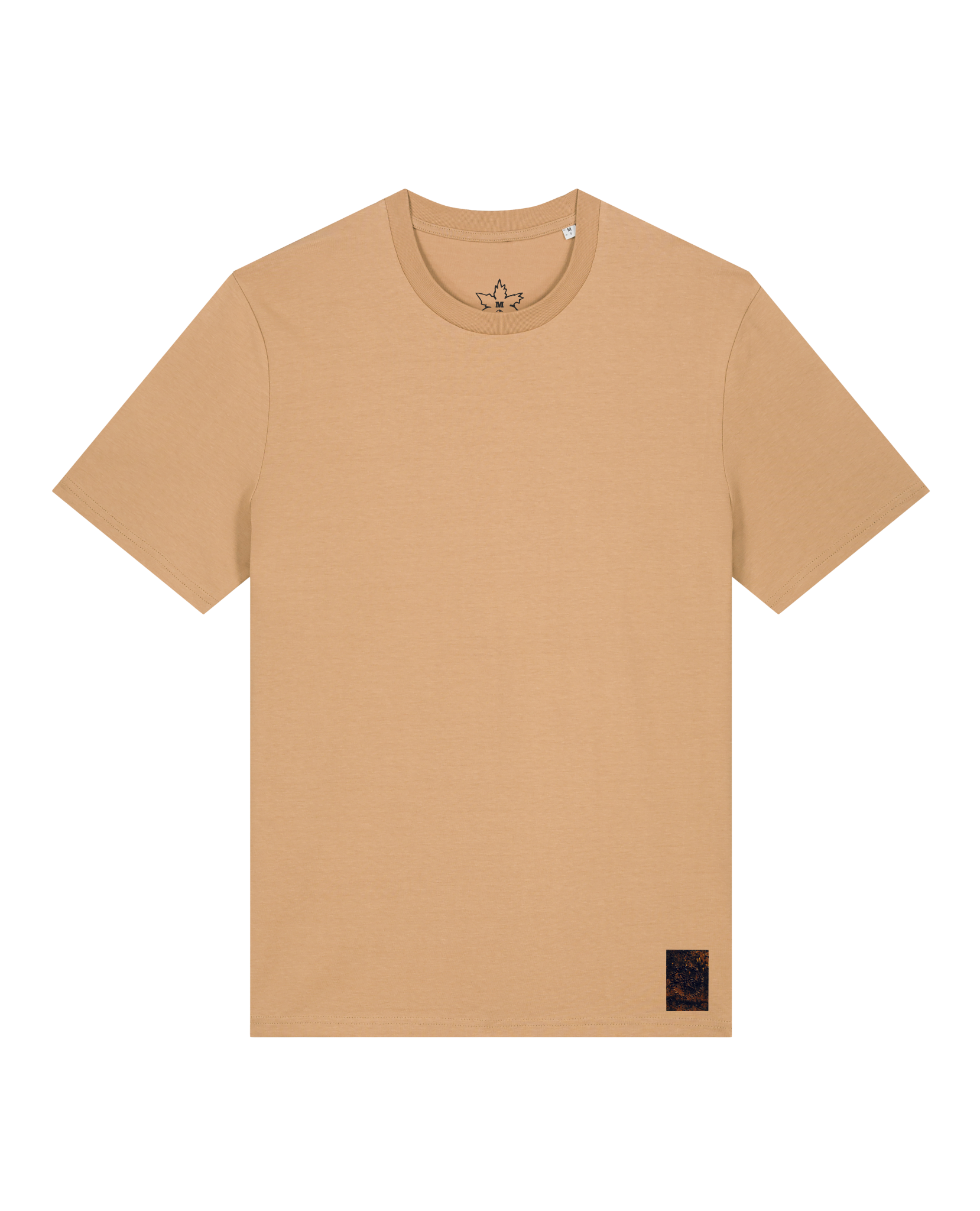bio-unisex-medium fit-tshirt-basic-sttu169-meersand-front