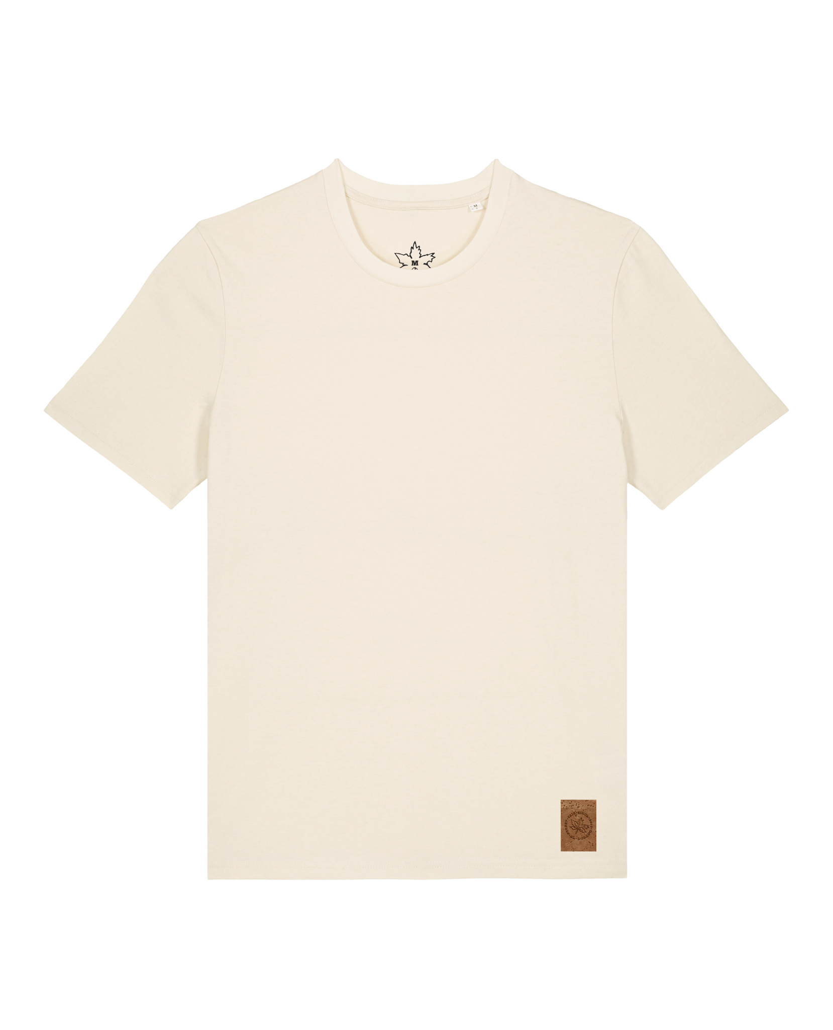 bio-unisex-medium fit-tshirt-basic-sttu169-natur-front