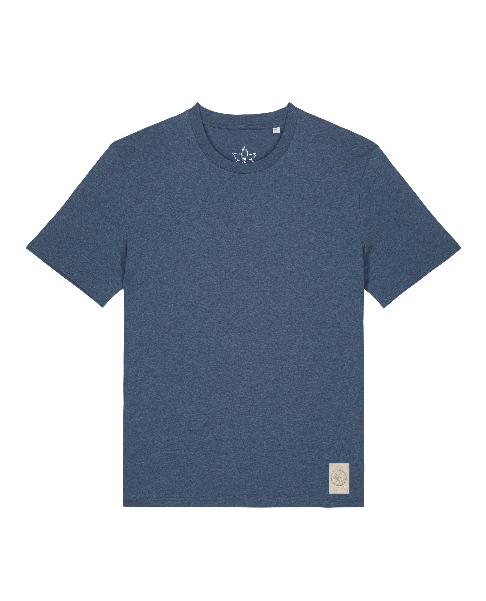 bio-unisex-medium fit-tshirt-basic-sttu169-walblau-front