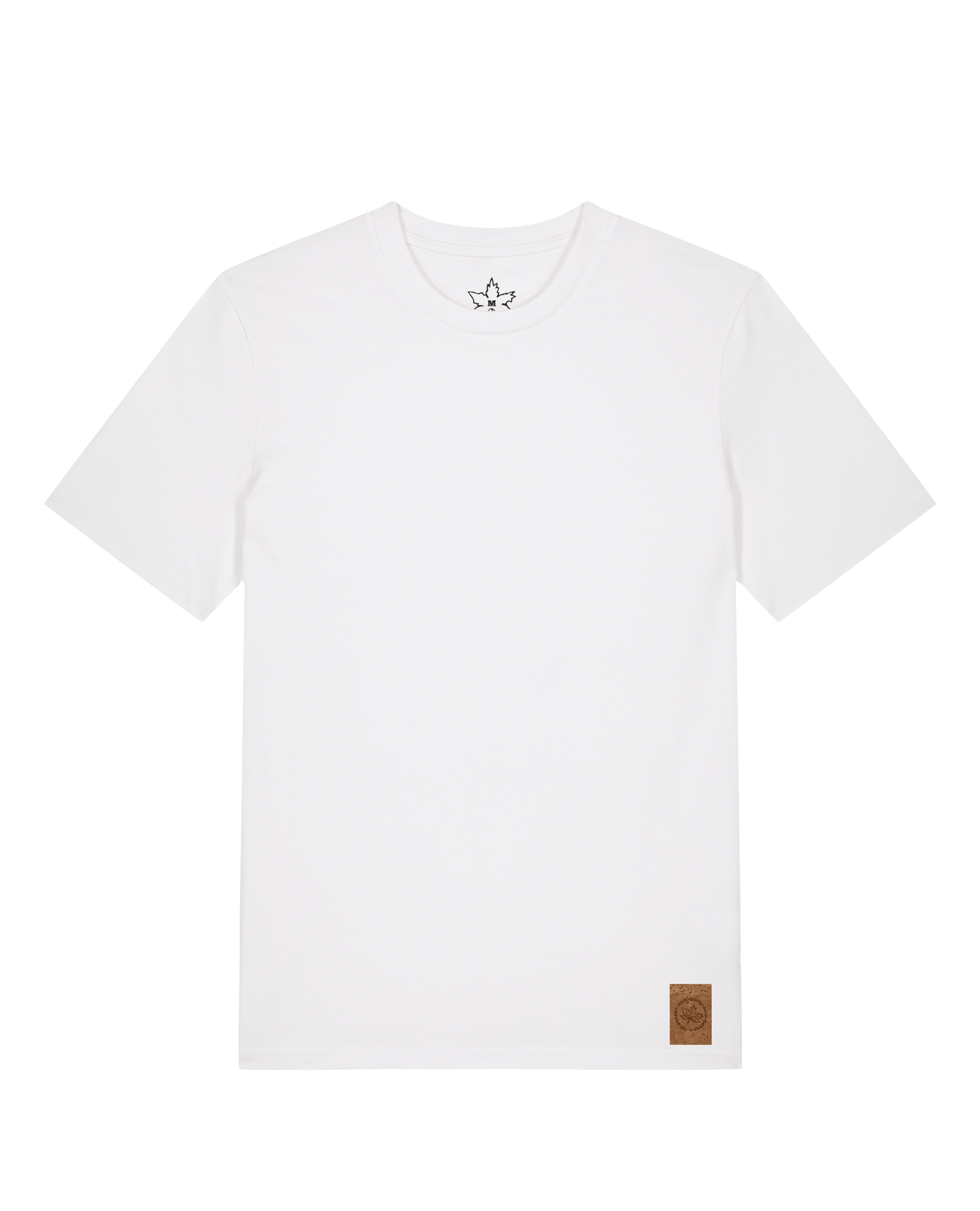 bio-unisex-medium fit-tshirt-basic-sttu169-weiß-front