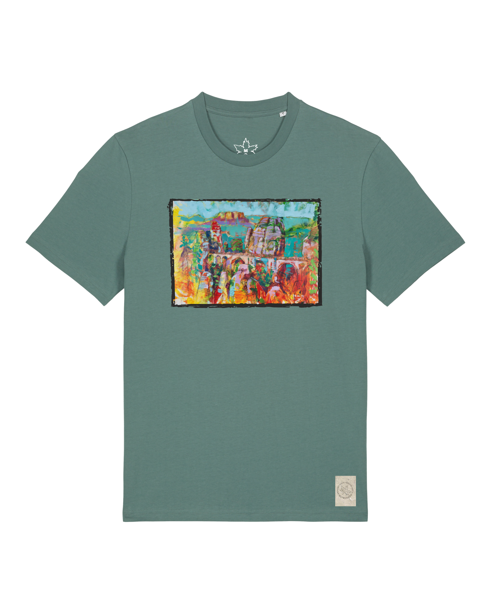 bio-unisex-medium fit-tshirt-bastei-sttu169-blautanne-front