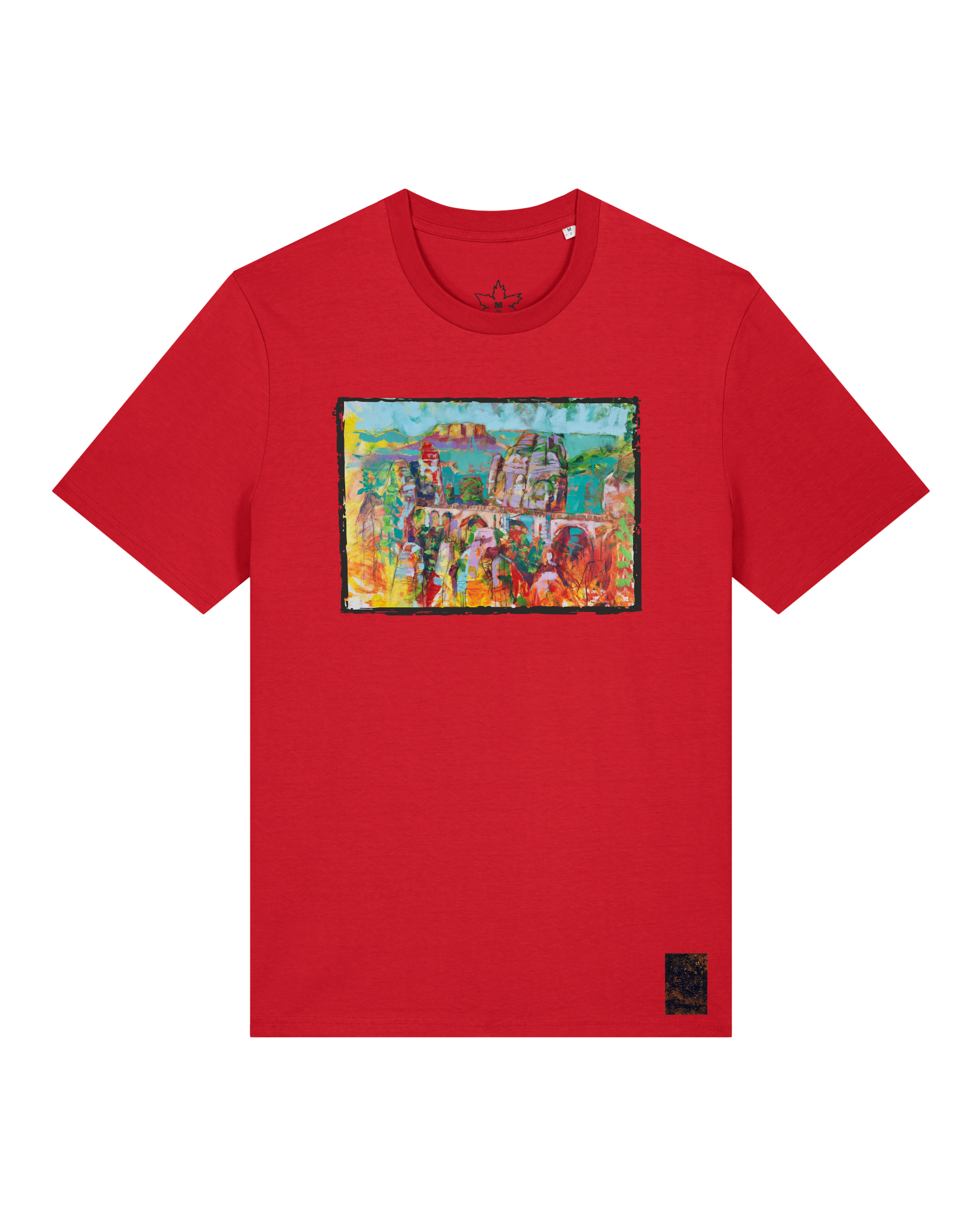 bio-unisex-medium fit-tshirt-bastei-sttu169-erdbeere-front