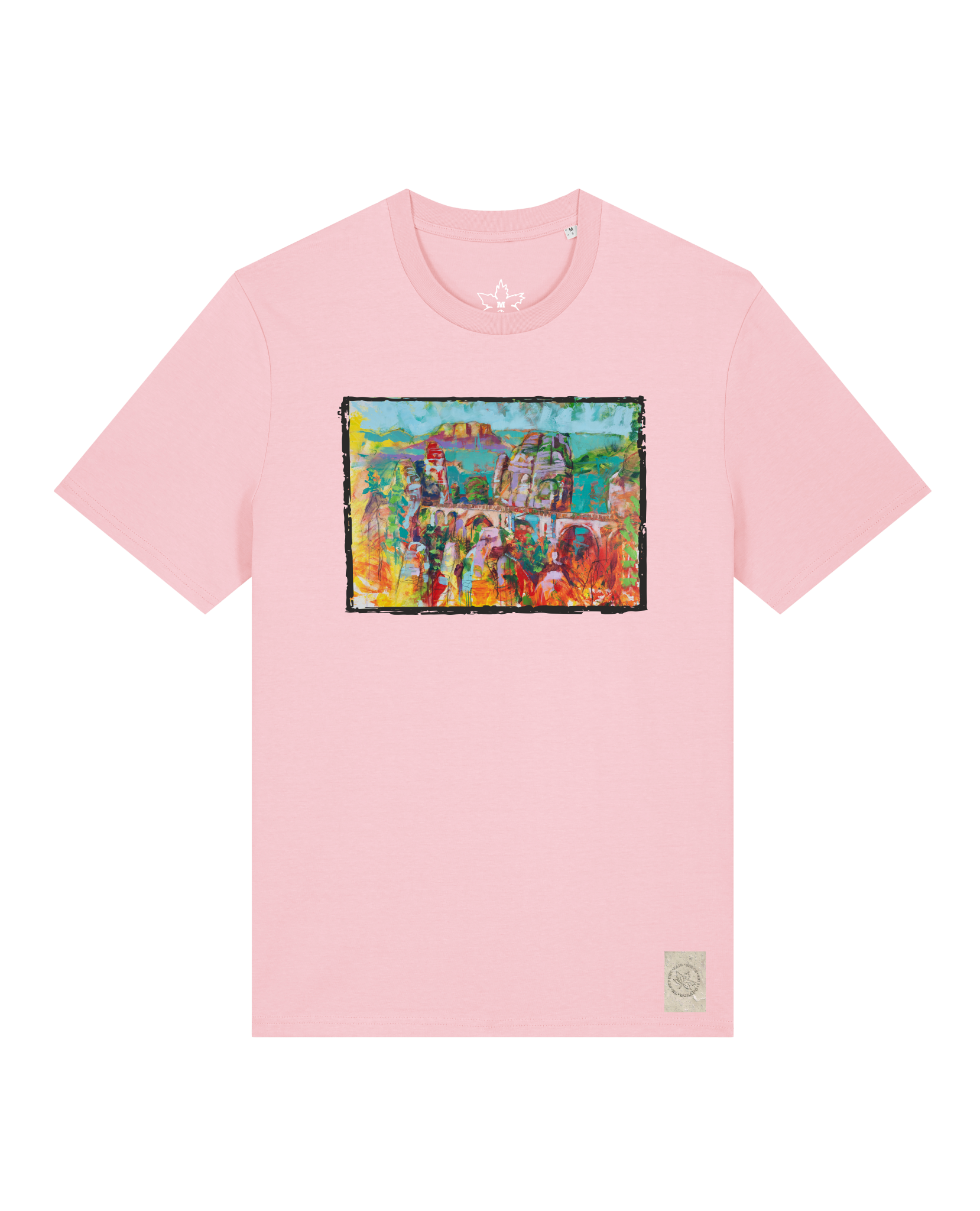 bio-unisex-medium fit-tshirt-bastei-sttu169-flamingo-front
