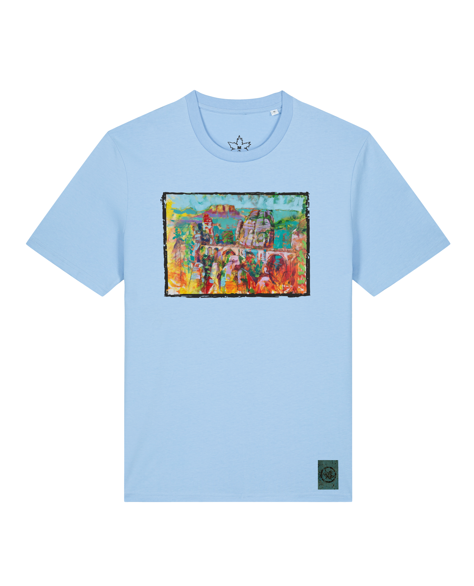 bio-unisex-medium fit-tshirt-bastei-sttu169-lagune-front