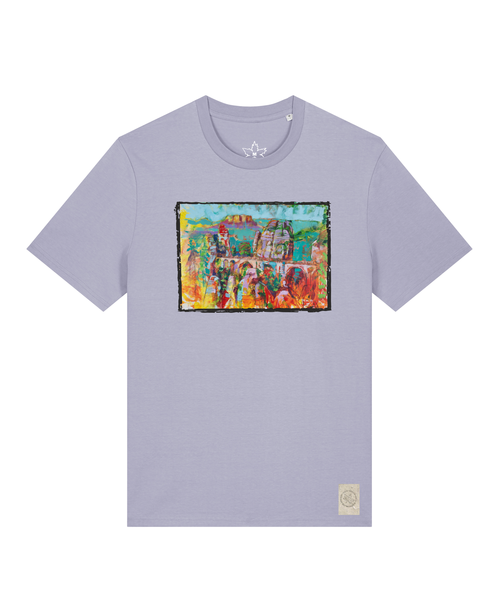 bio-unisex-medium fit-tshirt-bastei-sttu169-lavender-front