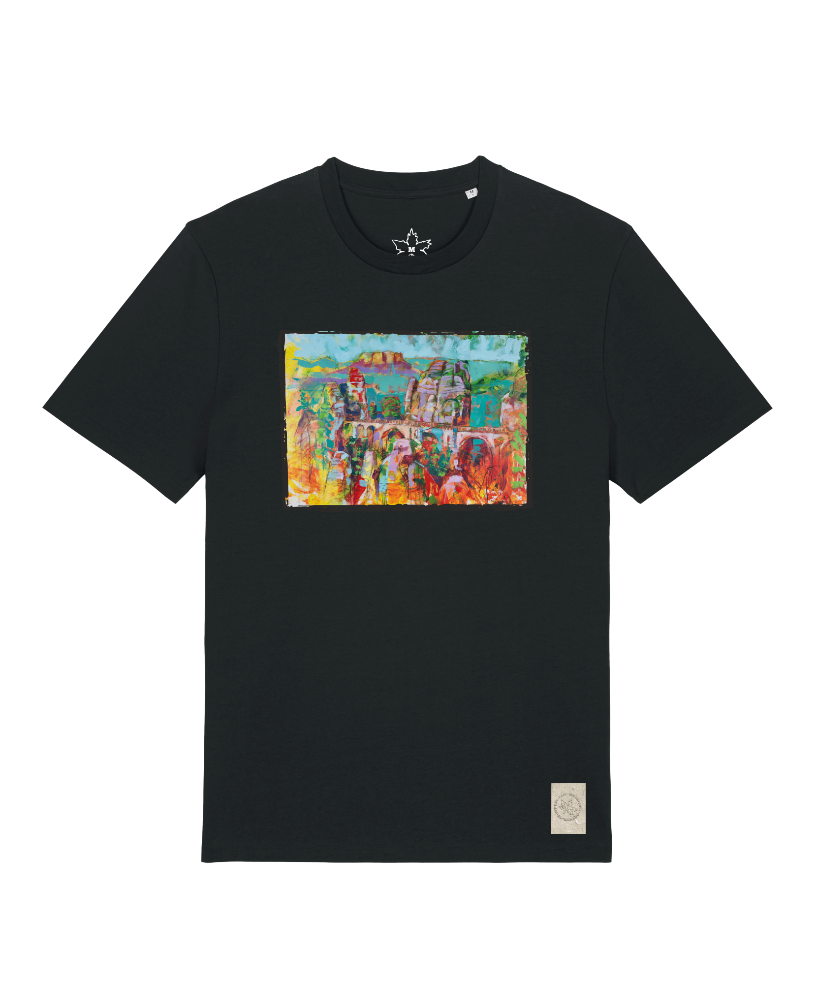 bio-unisex-medium fit-tshirt-bastei-sttu169-schwarz-front