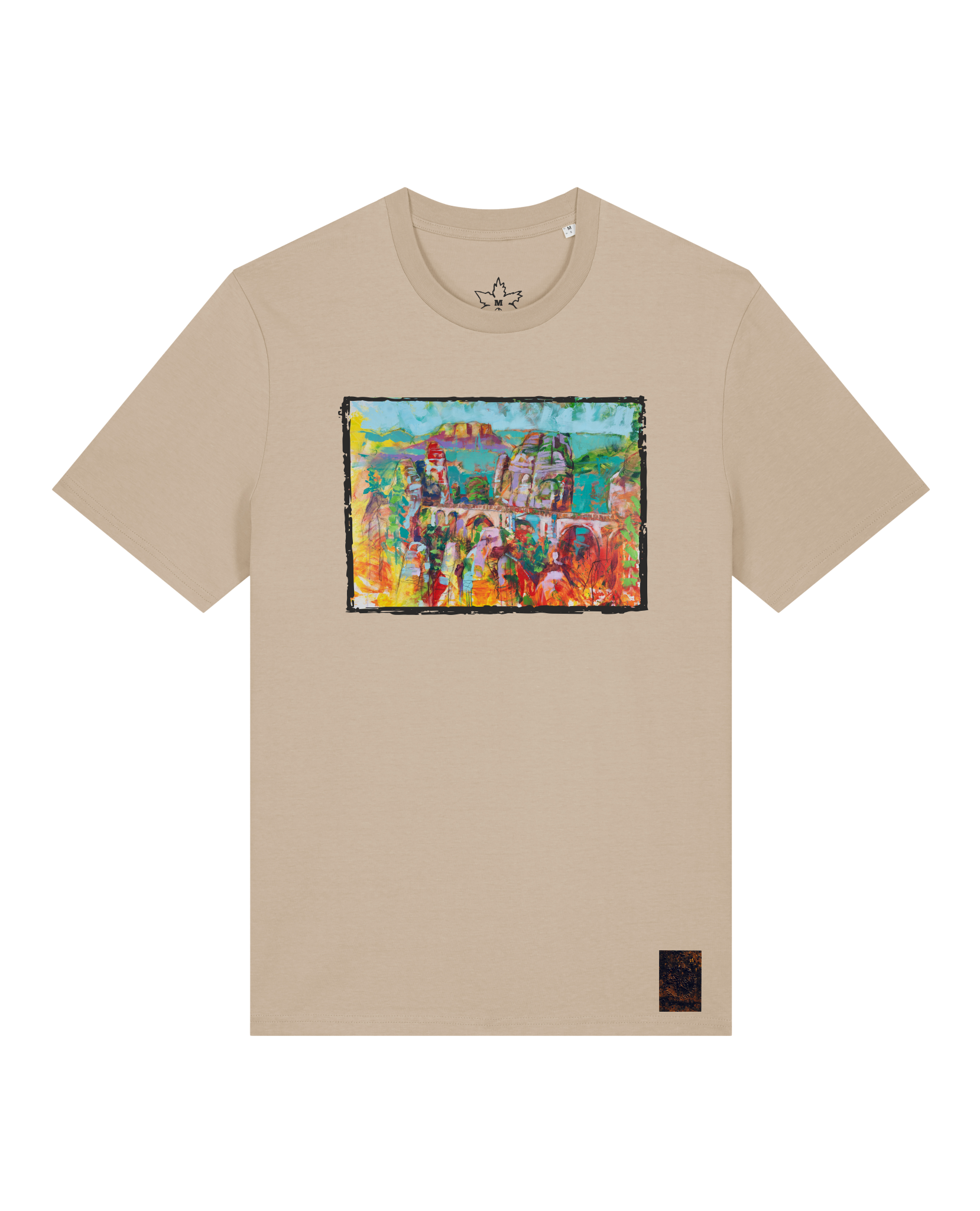 bio-unisex-medium fit-tshirt-bastei-sttu169-treibsand-front