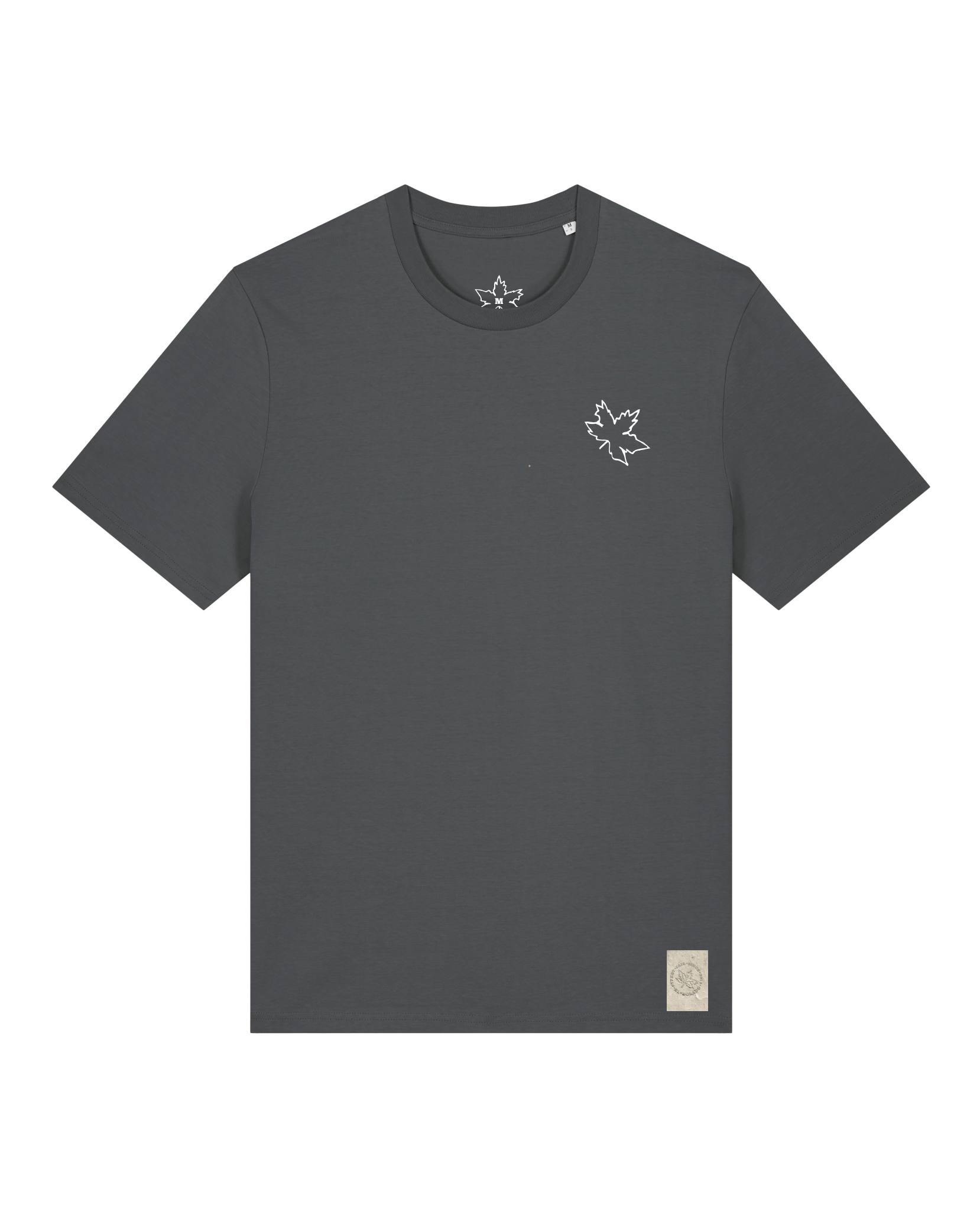 bio-unisex-medium fit-tshirt-be like flowers (backprint)-sttu169-eisen-front