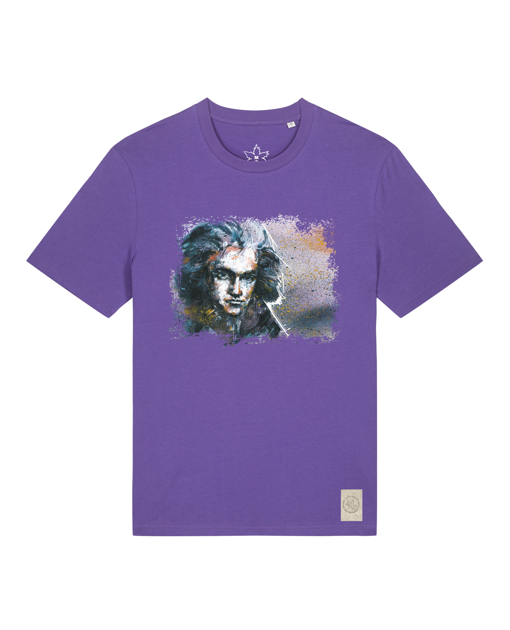 bio-unisex-medium fit-tshirt-beethoven-sttu169-blaukraut-front