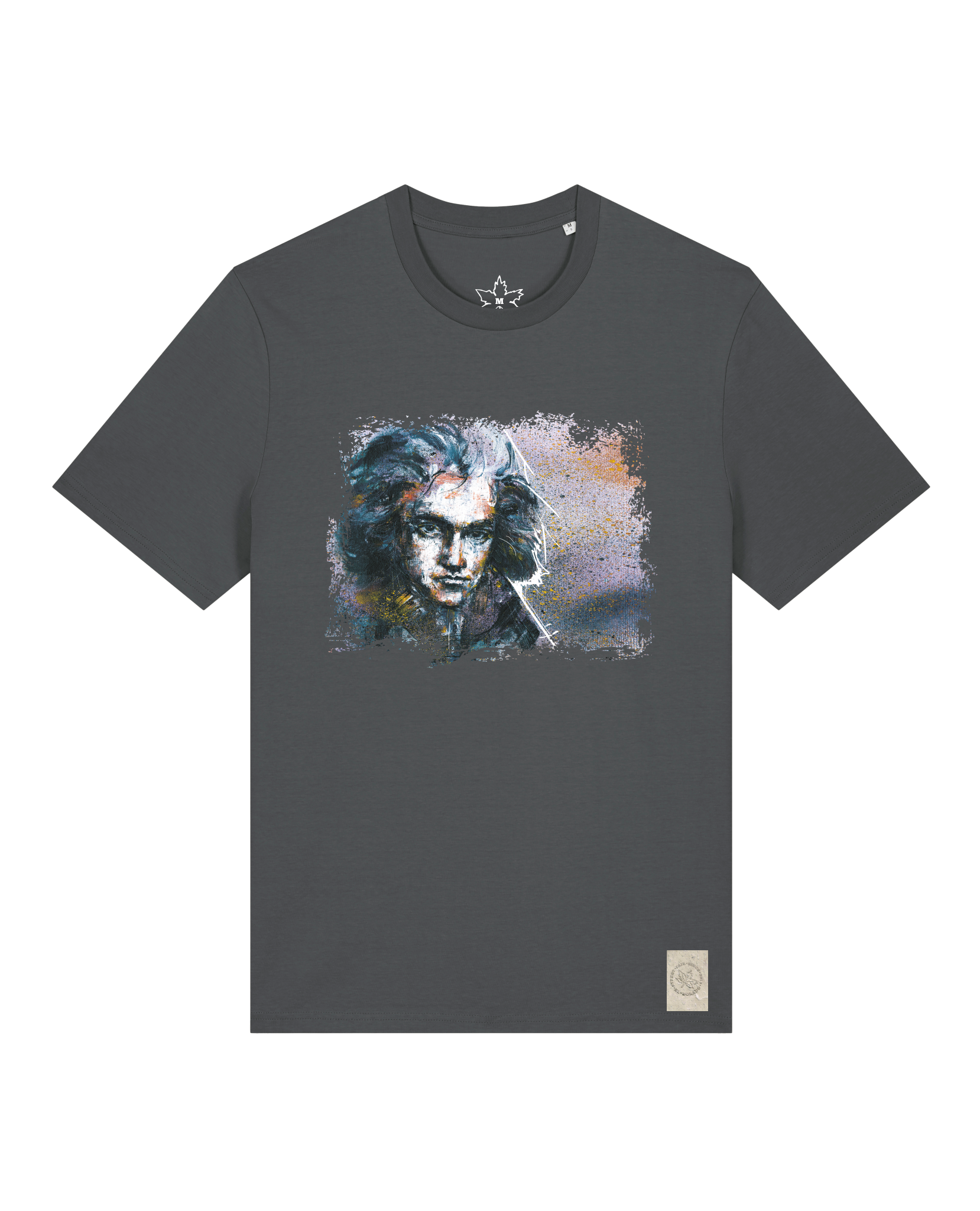 bio-unisex-medium fit-tshirt-beethoven-sttu169-eisen-front