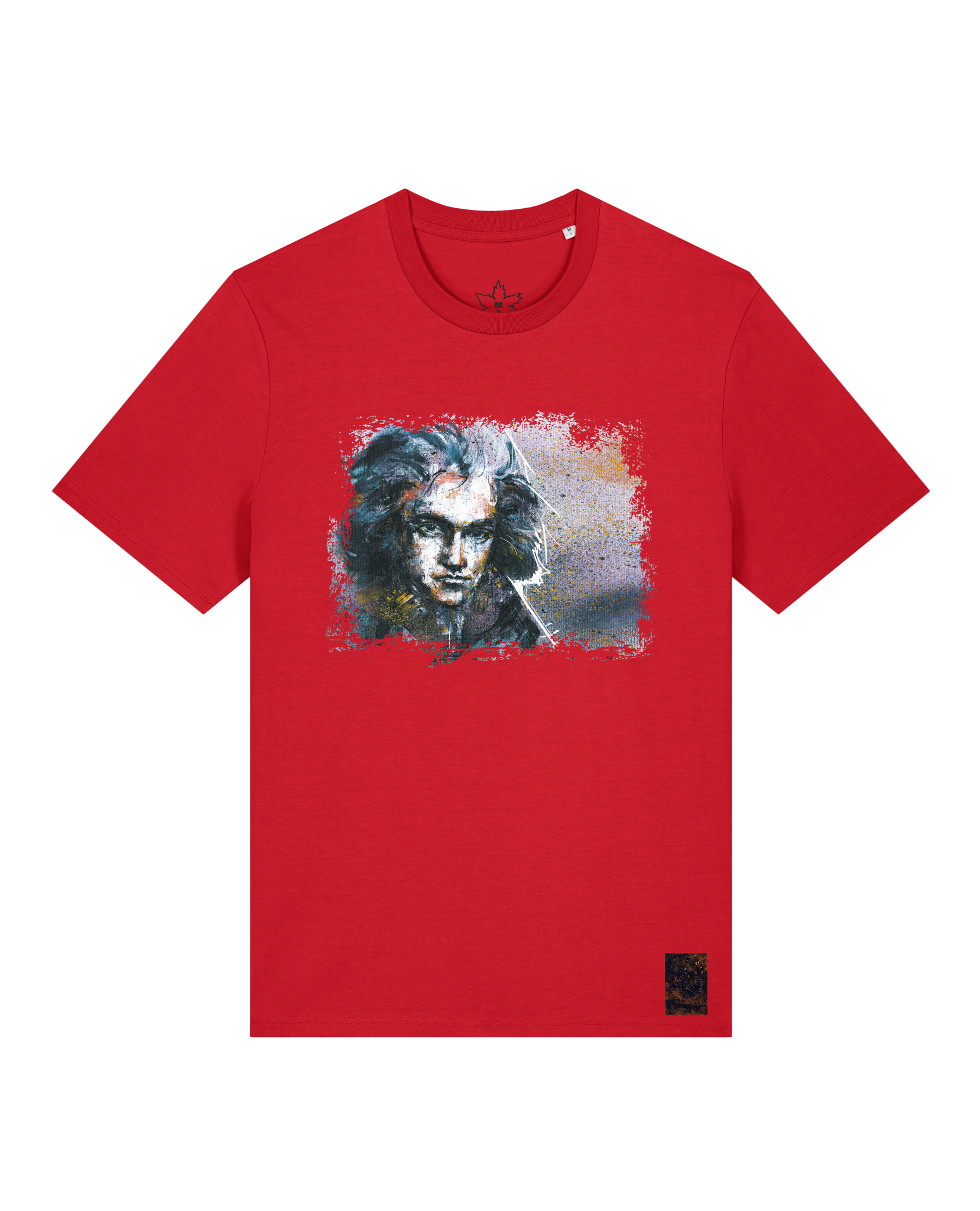 bio-unisex-medium fit-tshirt-beethoven-sttu169-erdbeere-front