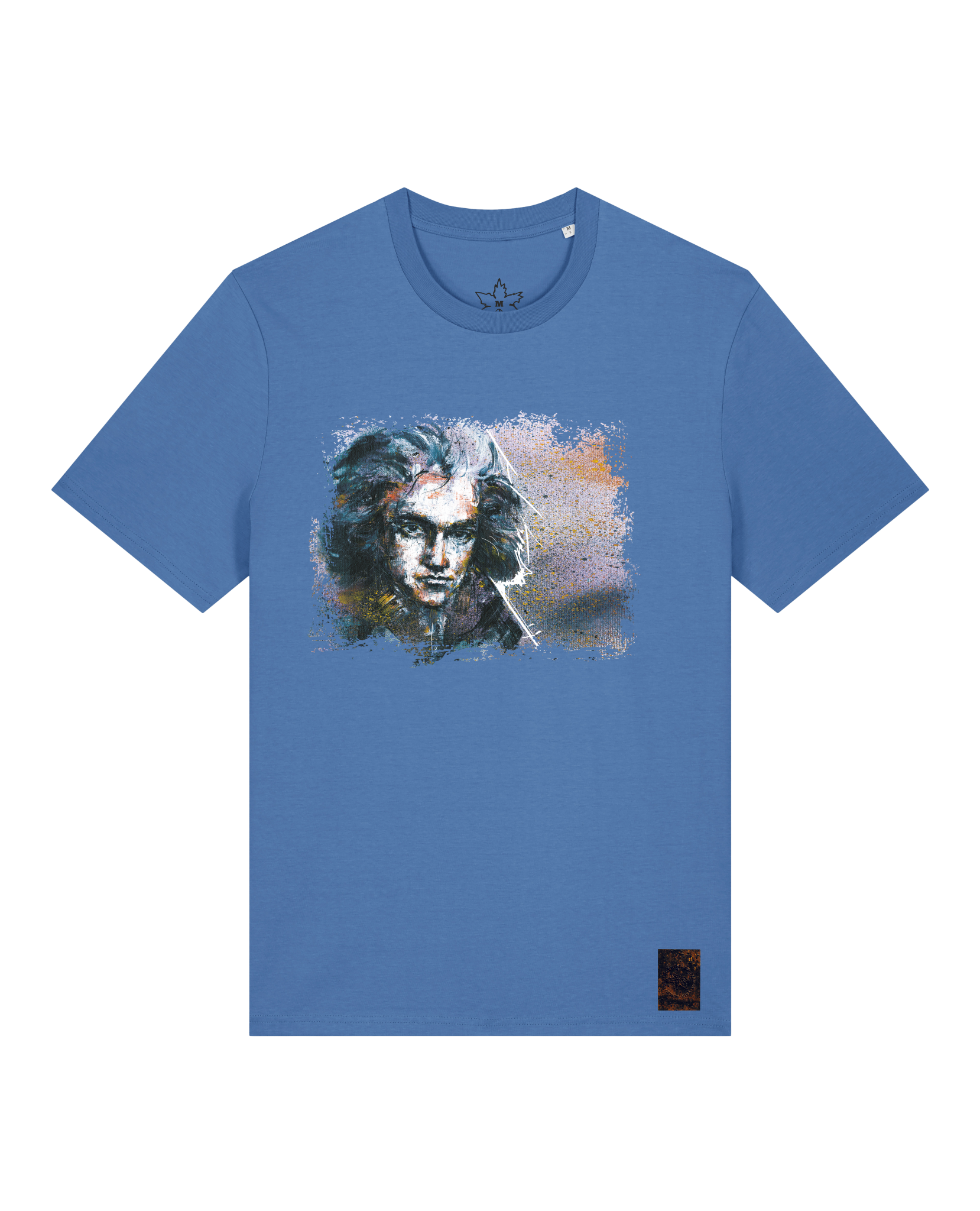 bio-unisex-medium fit-tshirt-beethoven-sttu169-hortensie-front