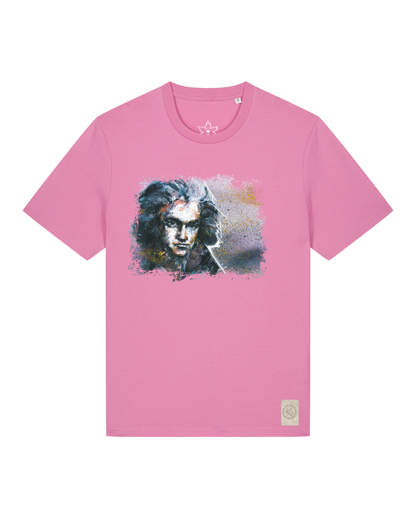 bio-unisex-medium fit-tshirt-beethoven-sttu169-kaugummi-front