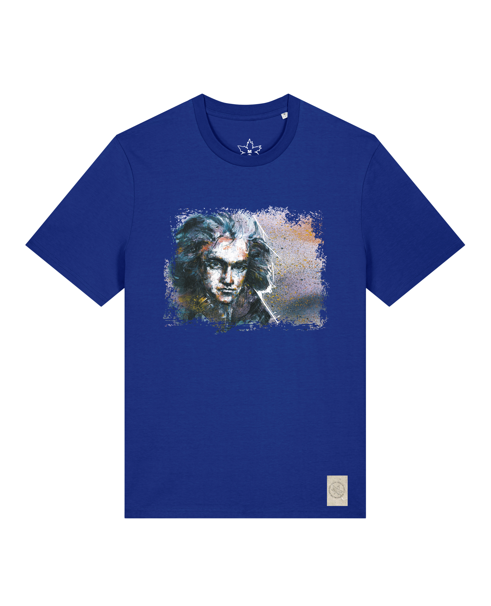 bio-unisex-medium fit-tshirt-beethoven-sttu169-kornblume-front