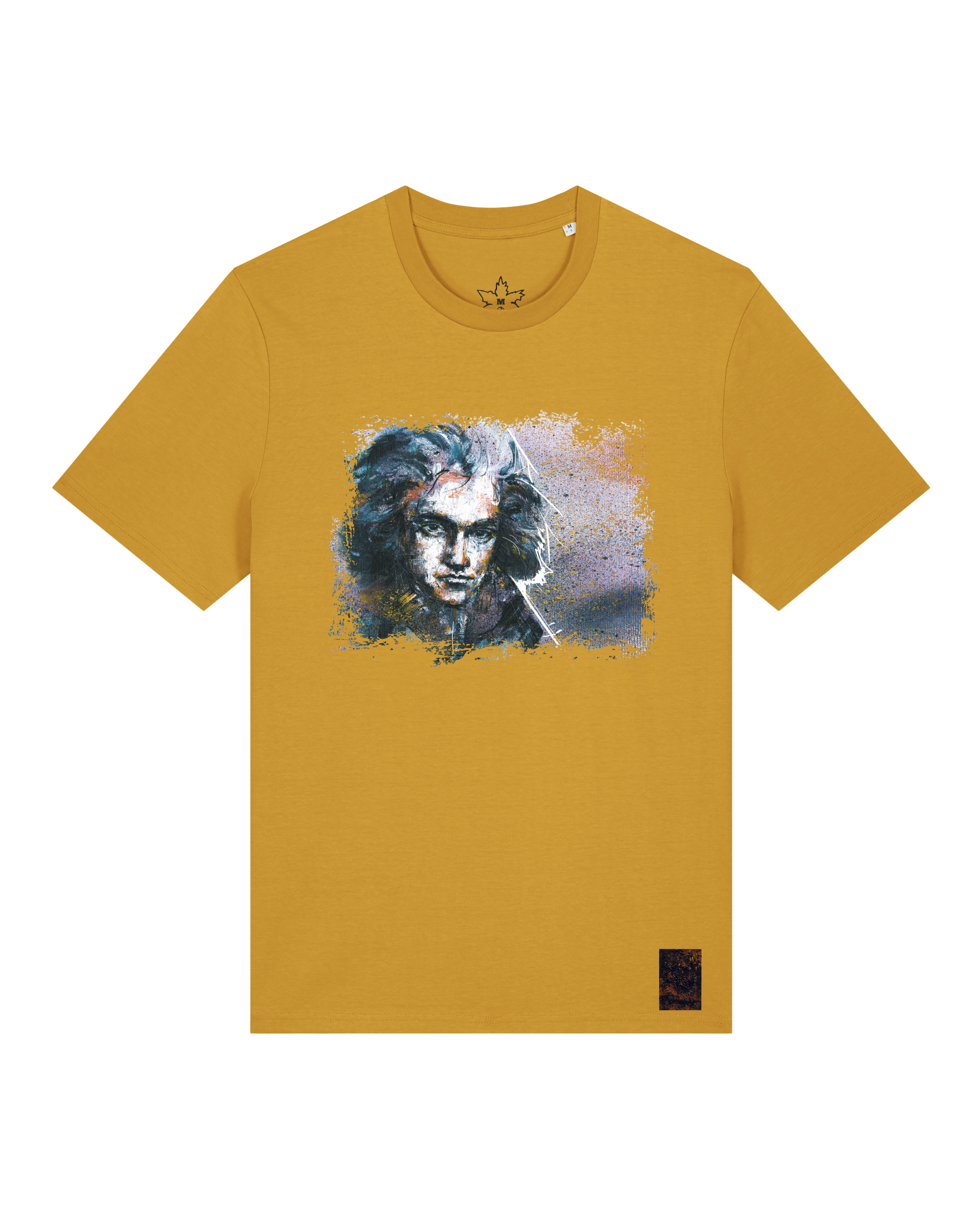 bio-unisex-medium fit-tshirt-beethoven-sttu169-senf-front