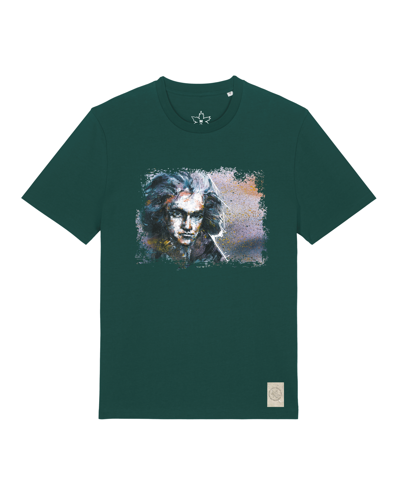 bio-unisex-medium fit-tshirt-beethoven-sttu169-spirulina-front