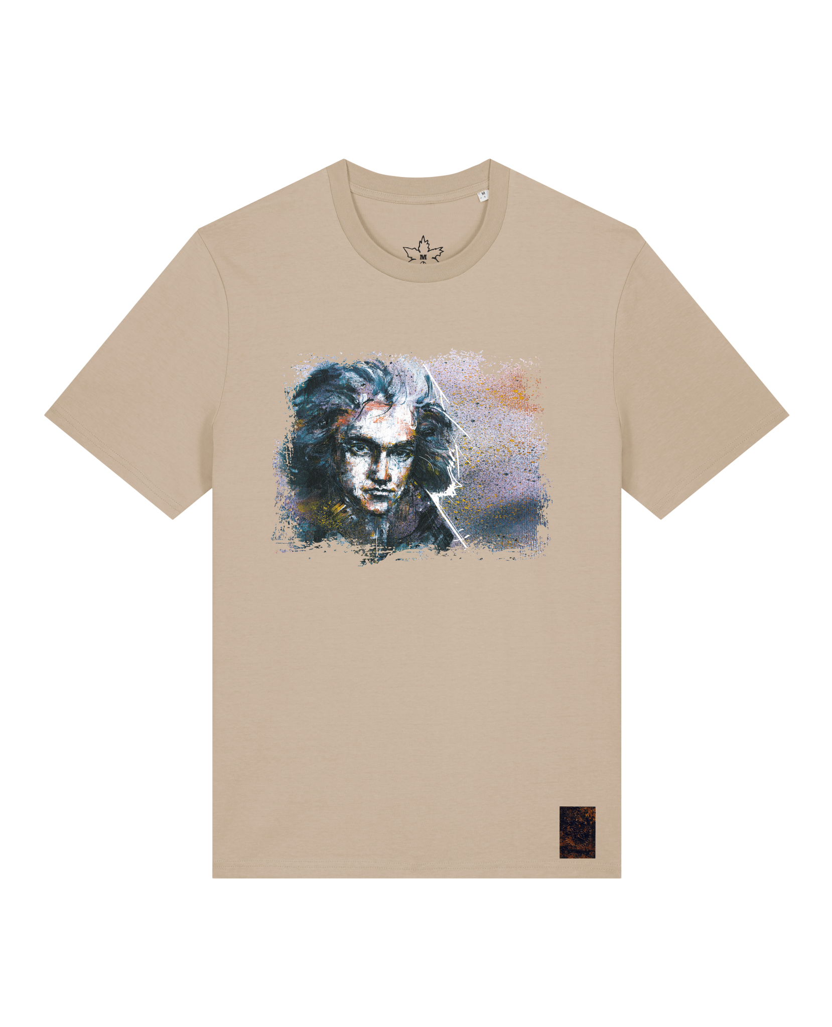 bio-unisex-medium fit-tshirt-beethoven-sttu169-treibsand-front