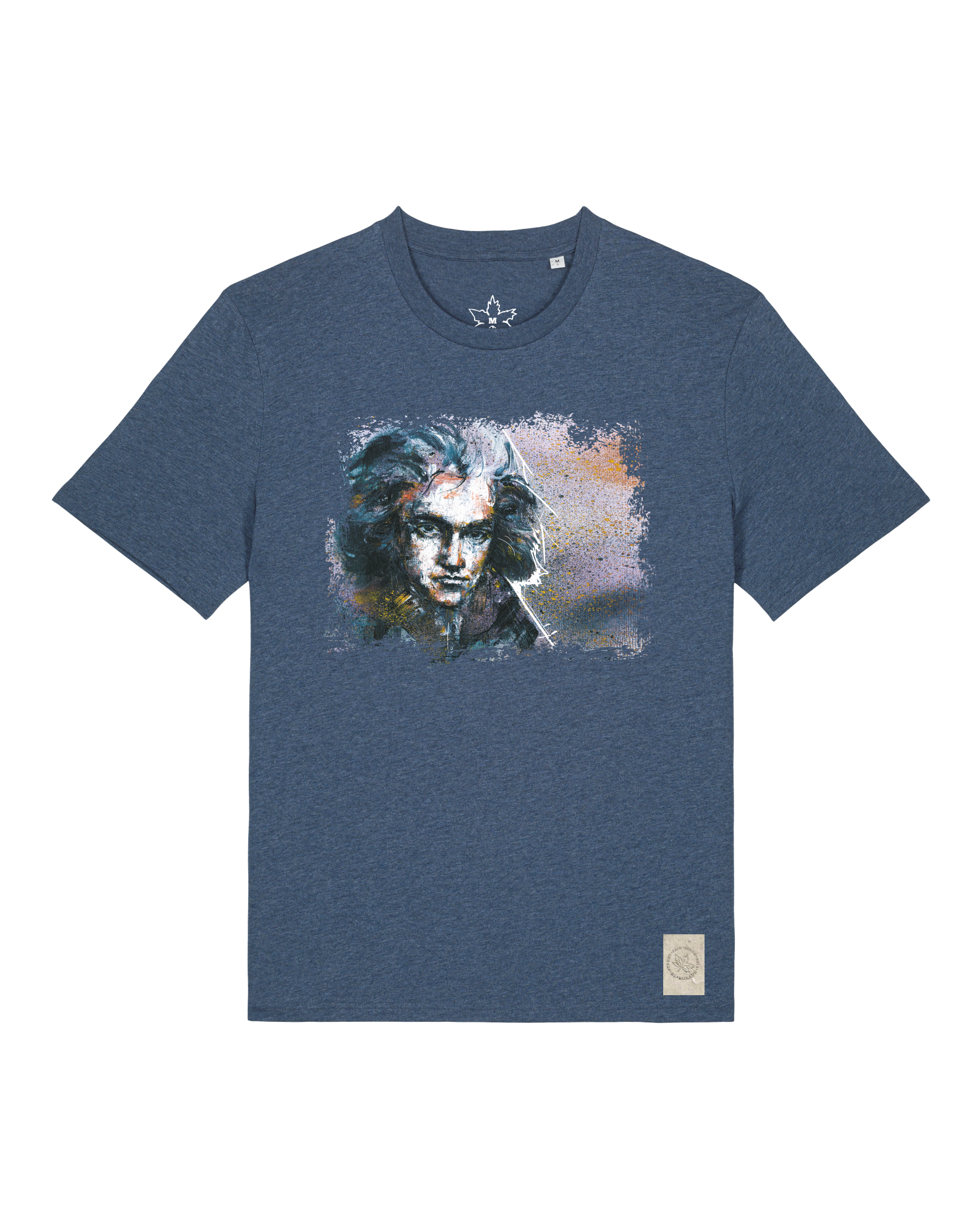 bio-unisex-medium fit-tshirt-beethoven-sttu169-walblau-front