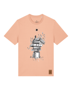 bio-unisex-medium fit-tshirt-bücherkatze-sttu169-agyptische keramik-front