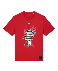 bio-unisex-medium fit-tshirt-bücherkatze-sttu169-erdbeere-front
