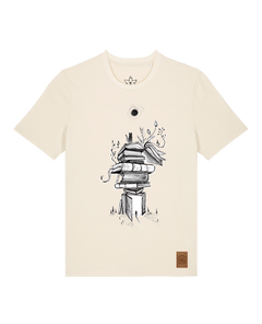 bio-unisex-medium fit-tshirt-bücherkatze-sttu169-natur-front