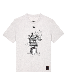 bio-unisex-medium fit-tshirt-bücherkatze-sttu169-rennmaus-front
