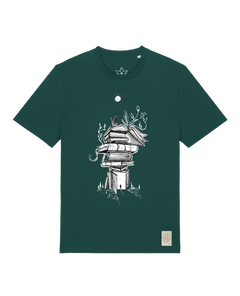 bio-unisex-medium fit-tshirt-bücherkatze-sttu169-spirulina-front