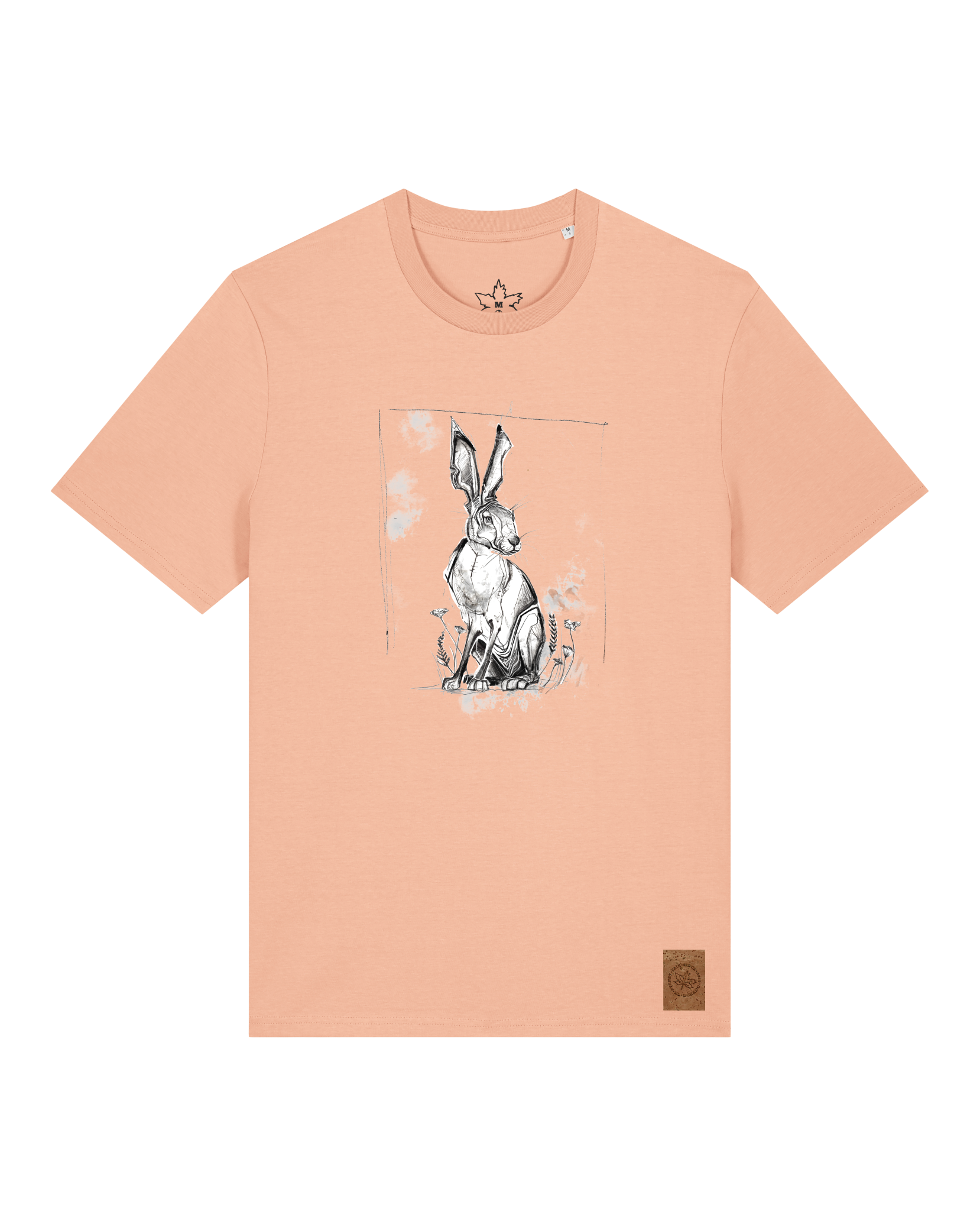 bio-unisex-medium fit-tshirt-carrot hunter-sttu169-agyptische keramik-front