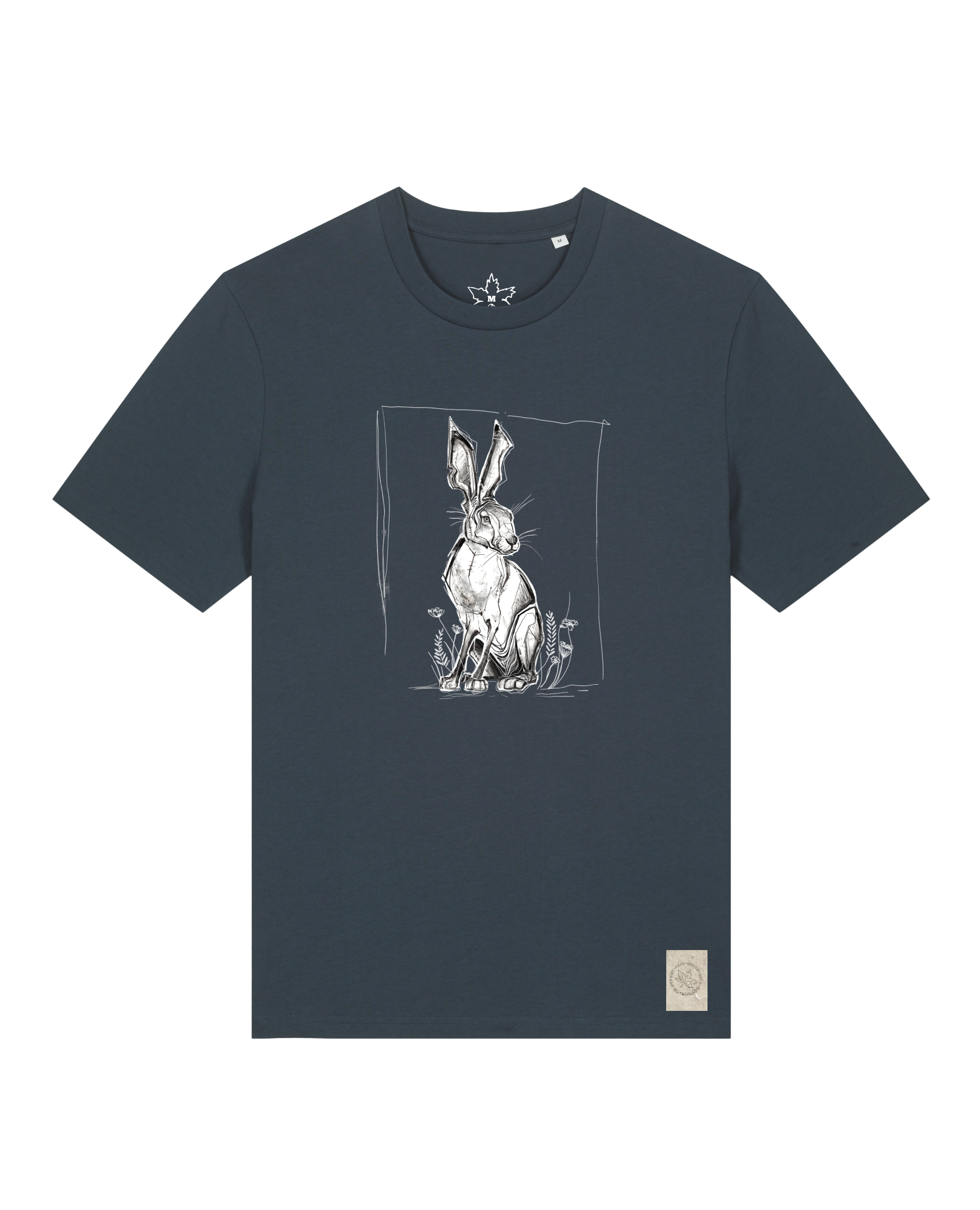 bio-unisex-medium fit-tshirt-carrot hunter-sttu169-blaubeernacht-front