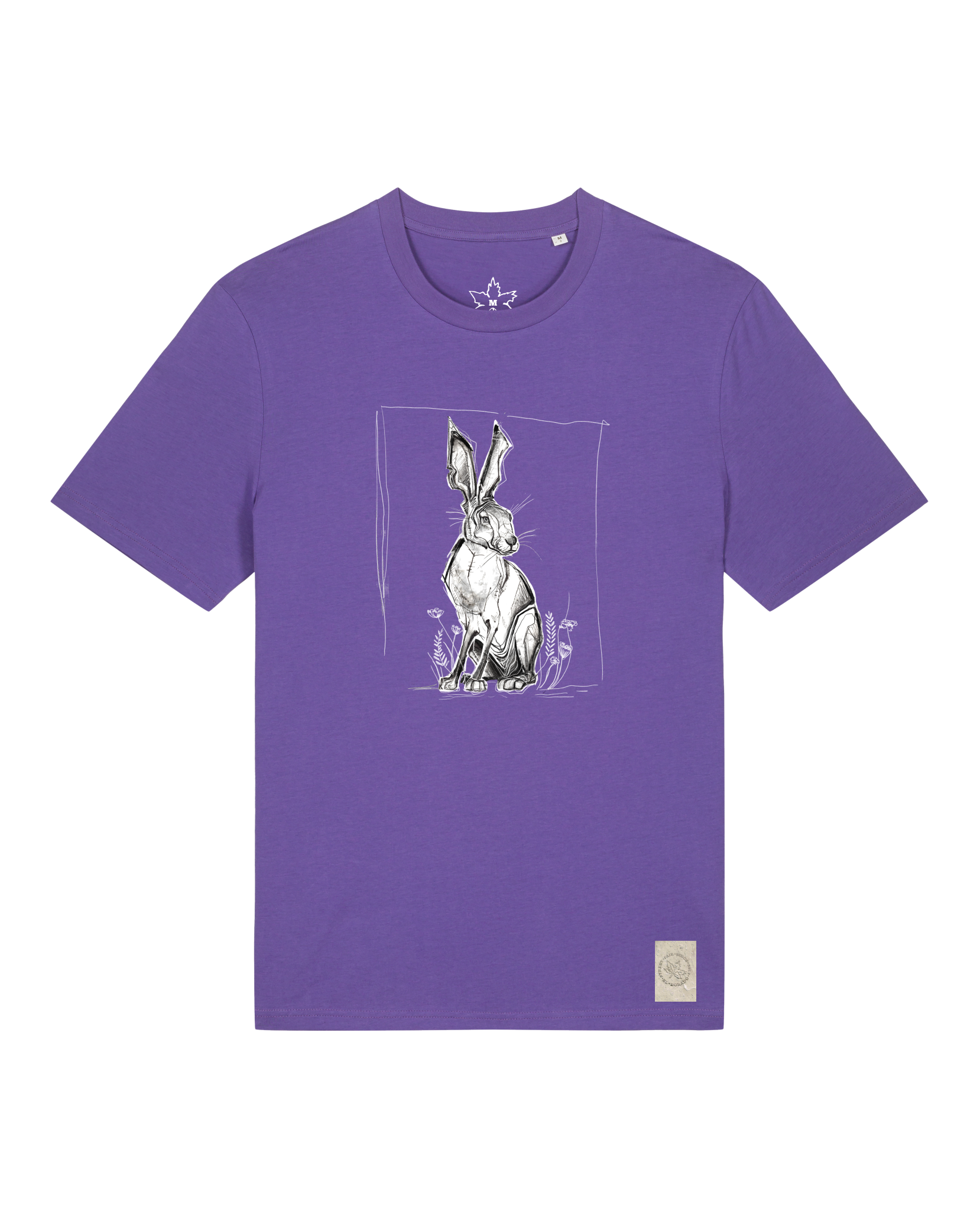 bio-unisex-medium fit-tshirt-carrot hunter-sttu169-blaukraut-front