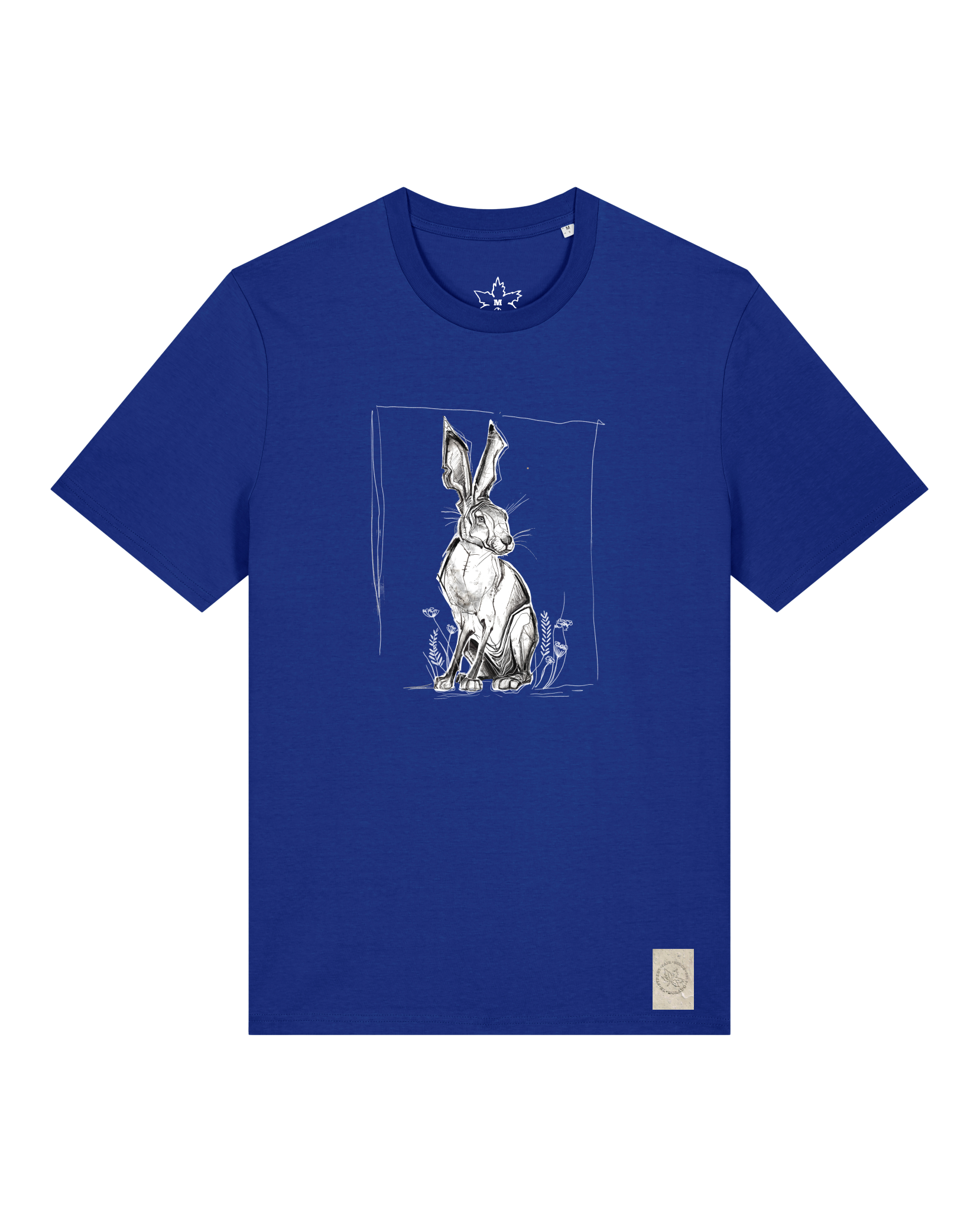 bio-unisex-medium fit-tshirt-carrot hunter-sttu169-kornblume-front