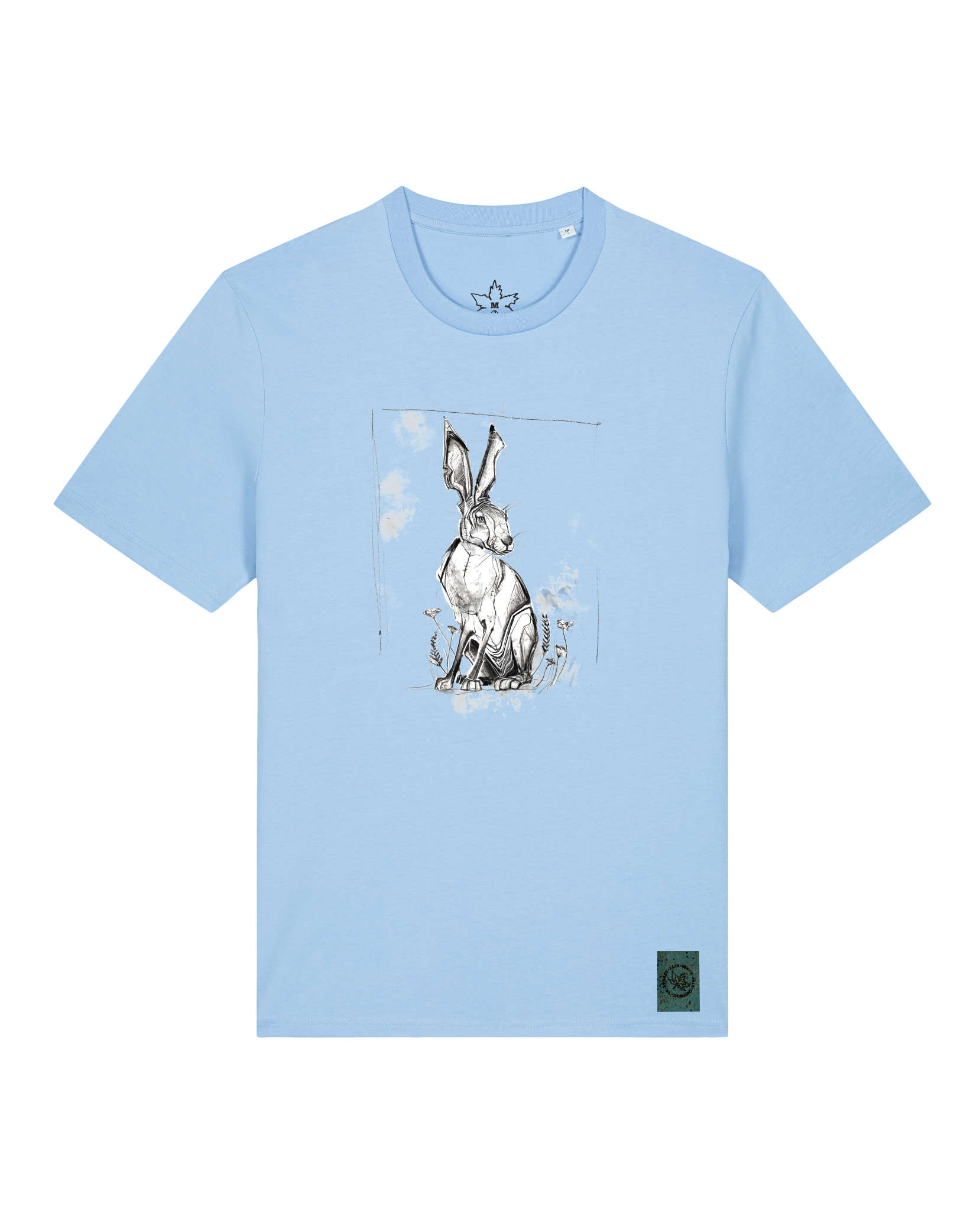 bio-unisex-medium fit-tshirt-carrot hunter-sttu169-lagune-front