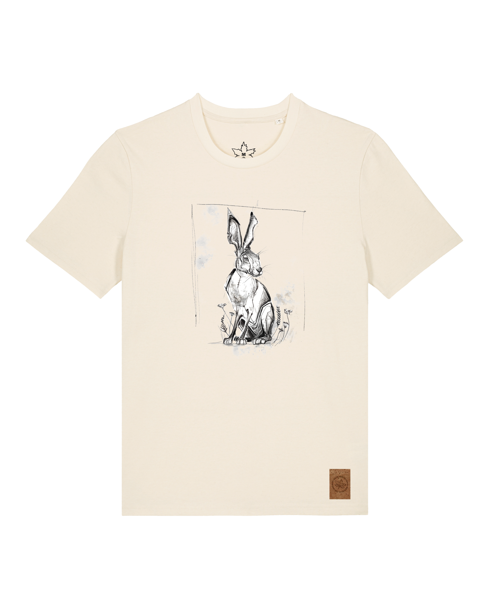 bio-unisex-medium fit-tshirt-carrot hunter-sttu169-natur-front