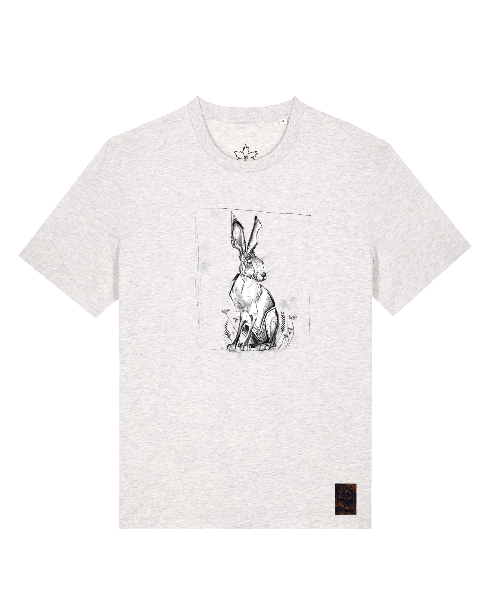 bio-unisex-medium fit-tshirt-carrot hunter-sttu169-rennmaus-front