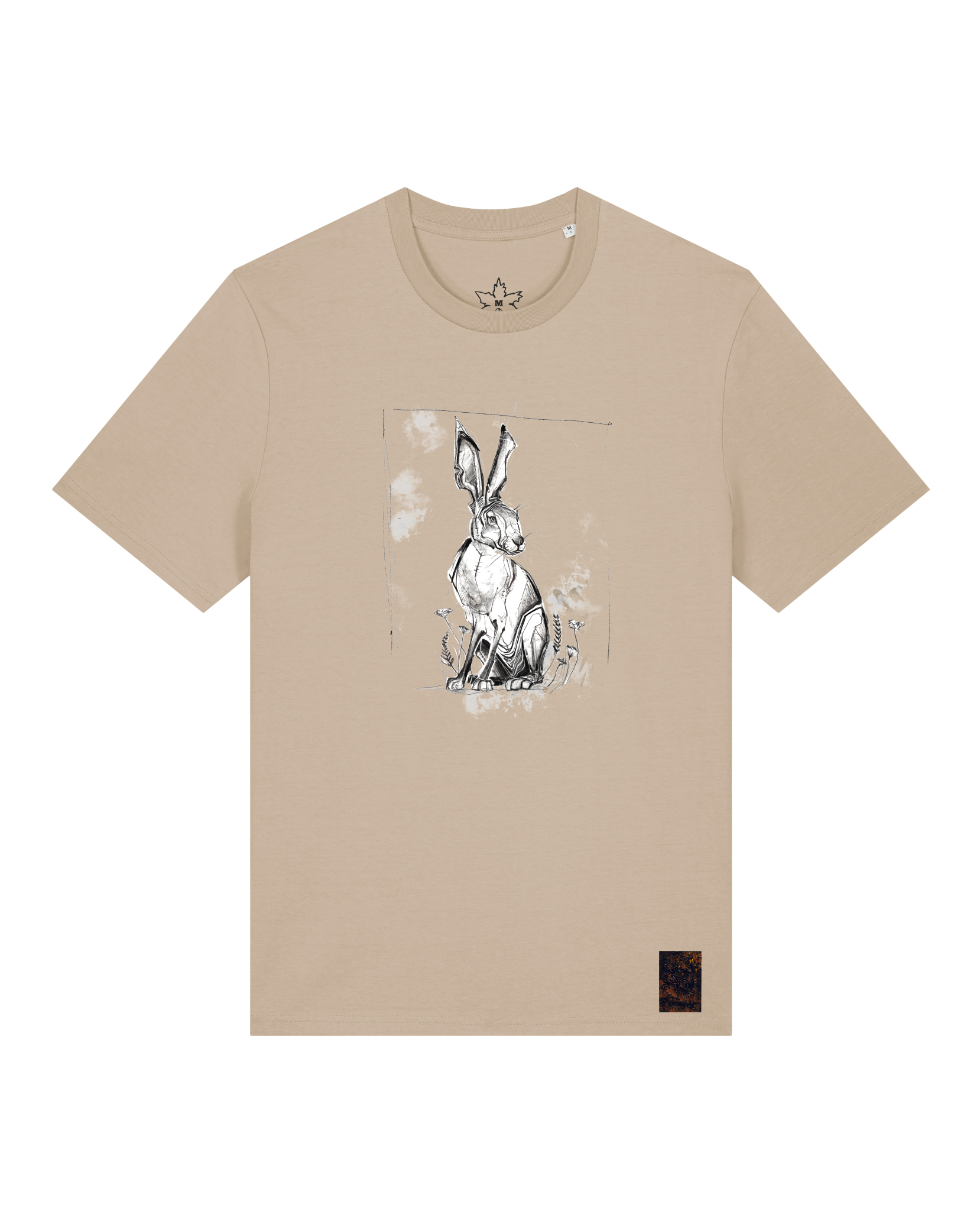 bio-unisex-medium fit-tshirt-carrot hunter-sttu169-treibsand-front