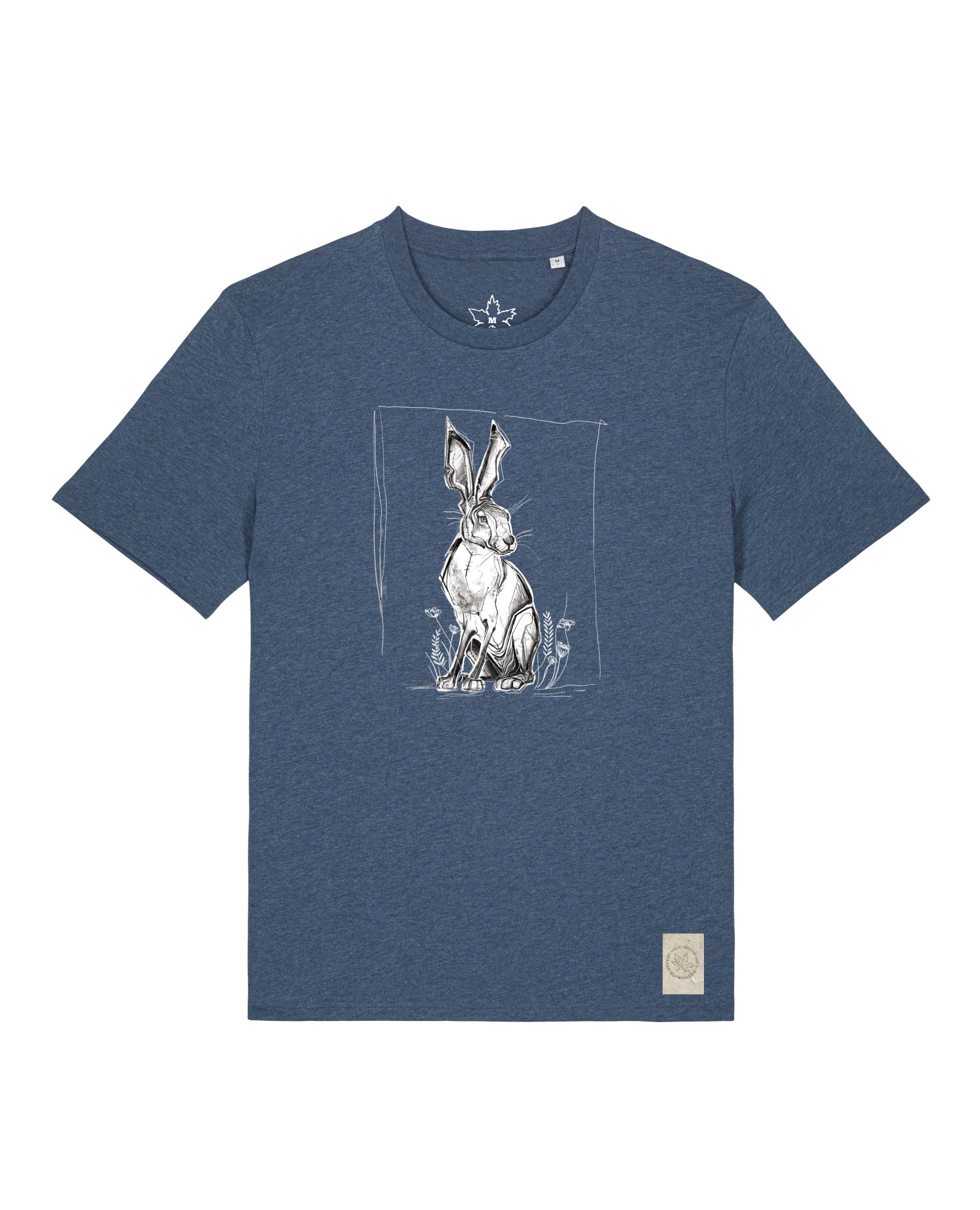 bio-unisex-medium fit-tshirt-carrot hunter-sttu169-walblau-front