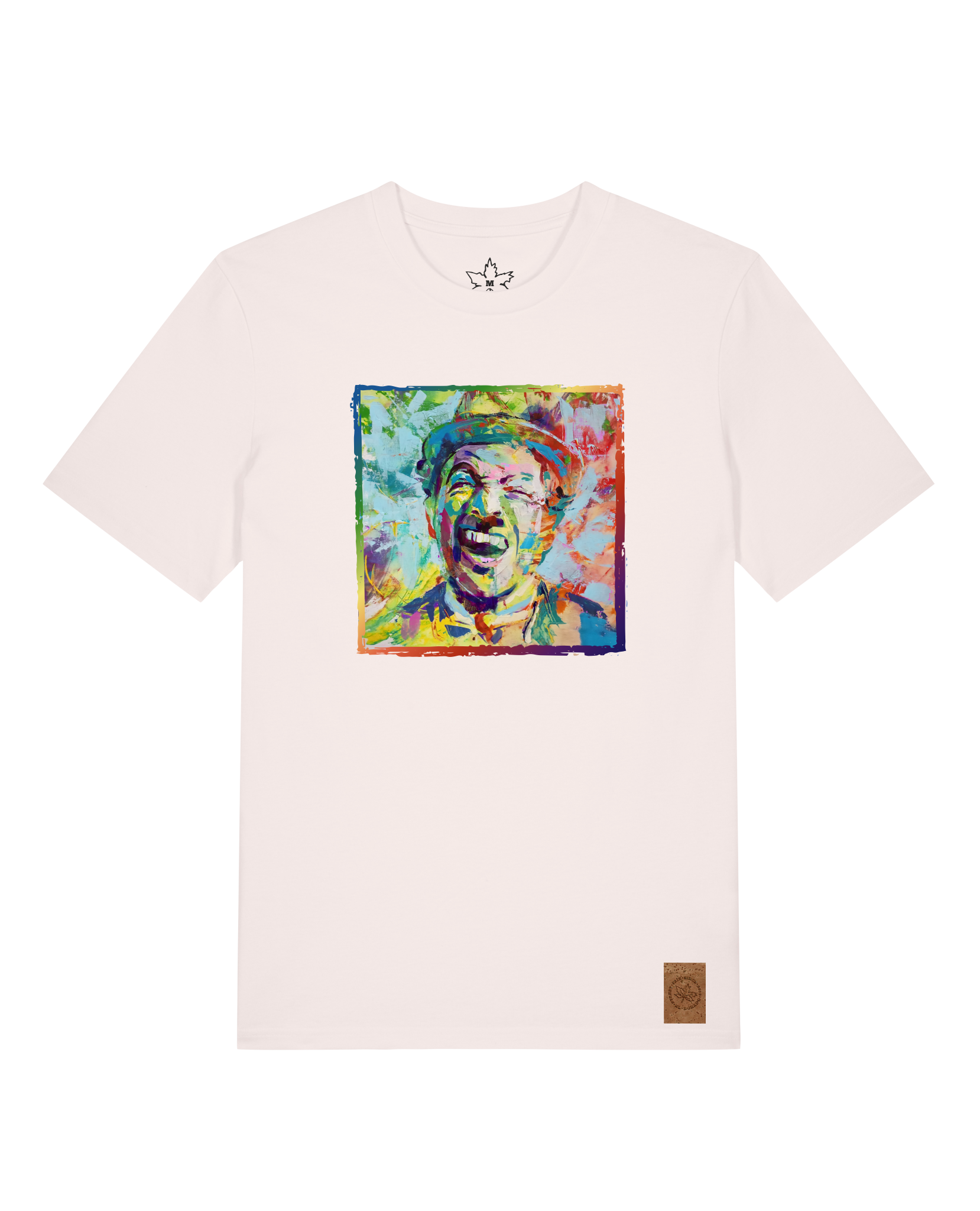 bio-unisex-medium fit-tshirt-chaplin-sttu169-baumwollblute-front