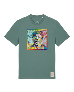 bio-unisex-medium fit-tshirt-chaplin-sttu169-blautanne-front