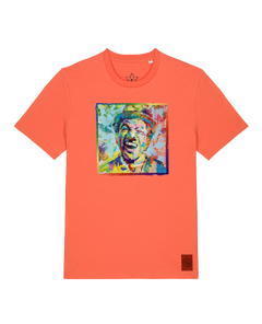 bio-unisex-medium fit-tshirt-chaplin-sttu169-mandarine-front