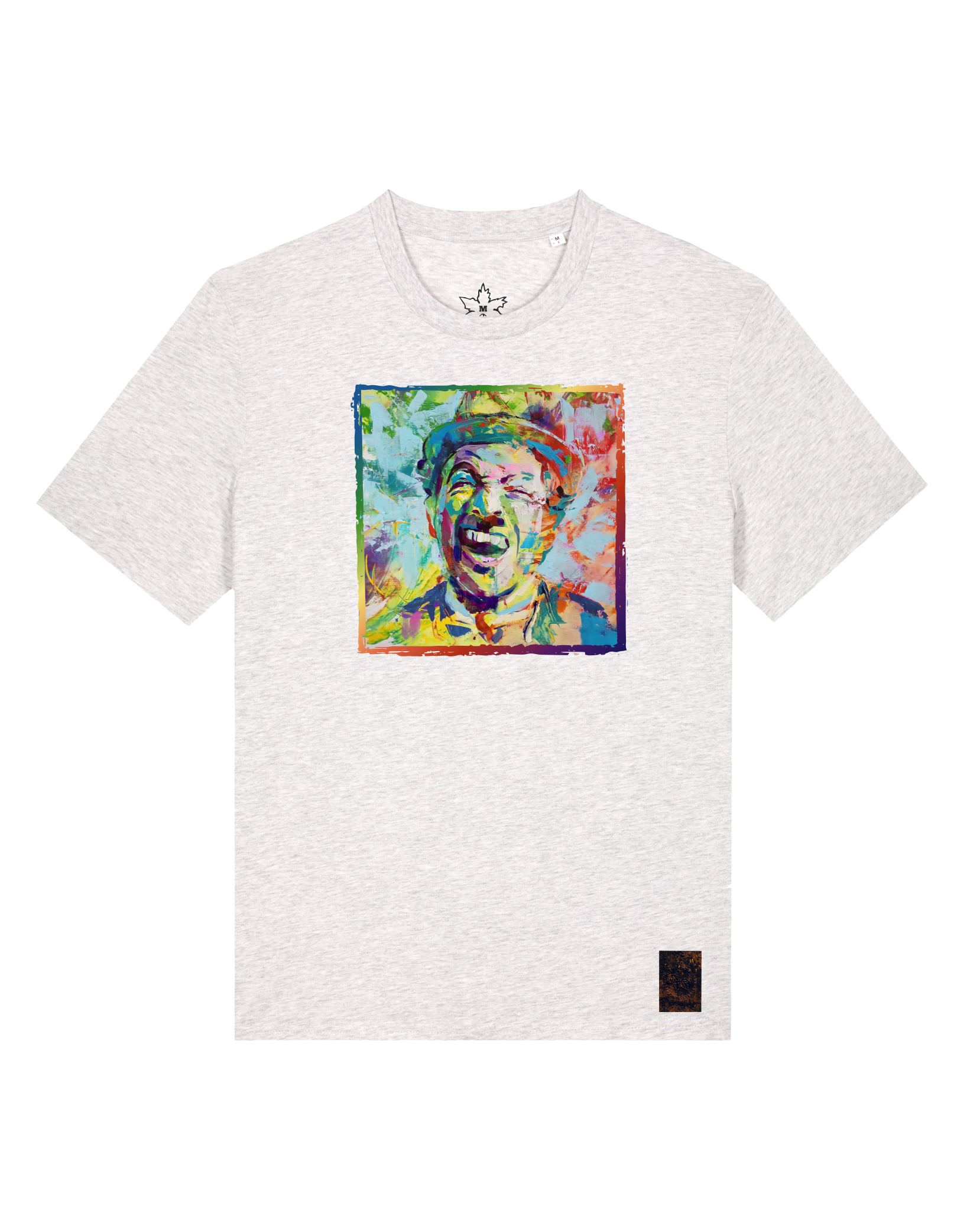 bio-unisex-medium fit-tshirt-chaplin-sttu169-rennmaus-front