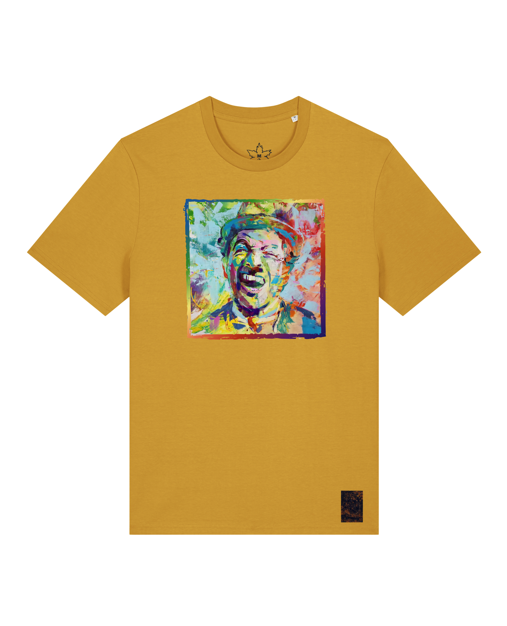 bio-unisex-medium fit-tshirt-chaplin-sttu169-senf-front