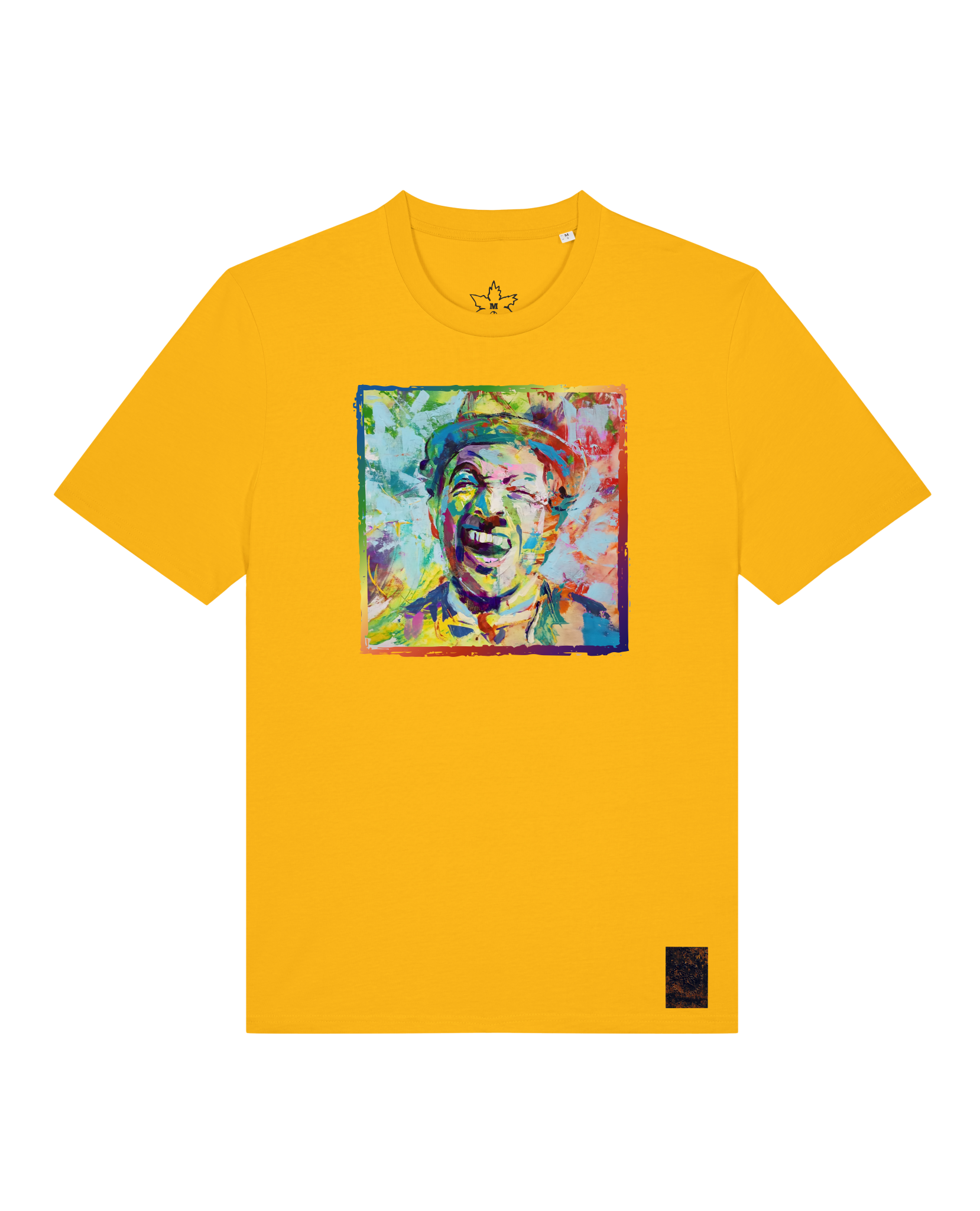 bio-unisex-medium fit-tshirt-chaplin-sttu169-sonnenblume-front