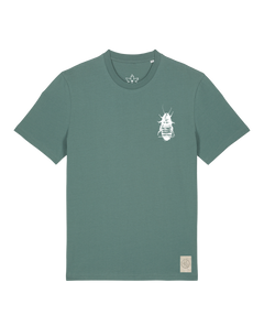 bio-unisex-medium fit-tshirt-cockroach ranch (backprint)-sttu169-blautanne-front